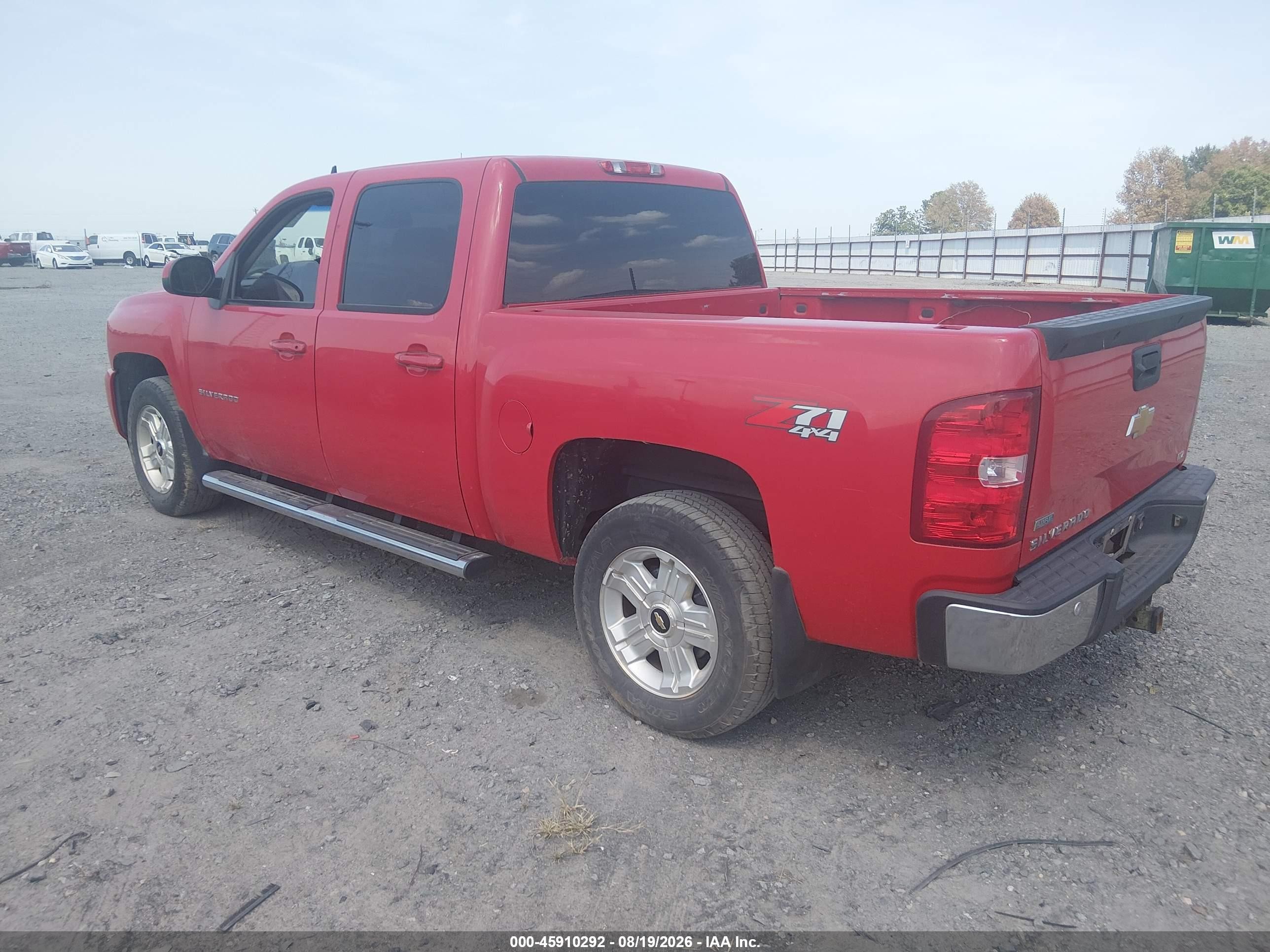2012 Chevrolet Silverado 1500 Ltz Red vin: 3GCPKTE70CG174375