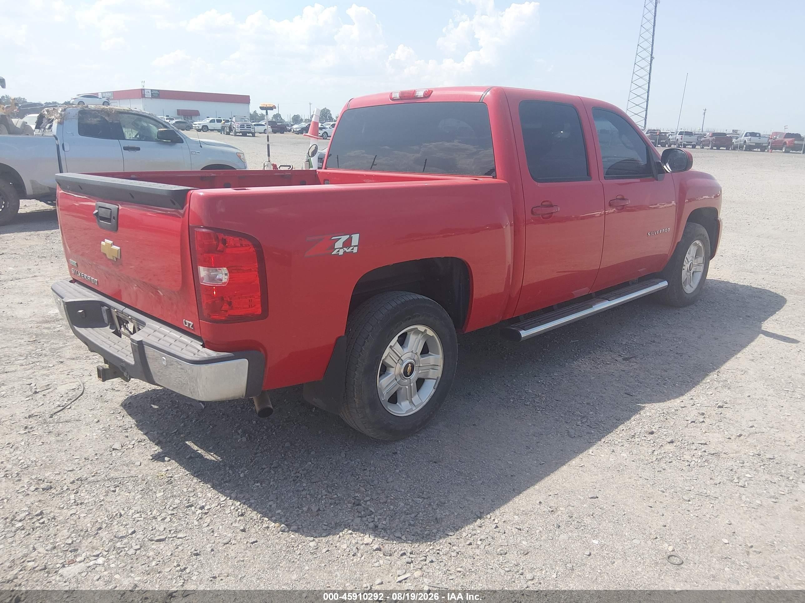 2012 Chevrolet Silverado 1500 Ltz Red vin: 3GCPKTE70CG174375