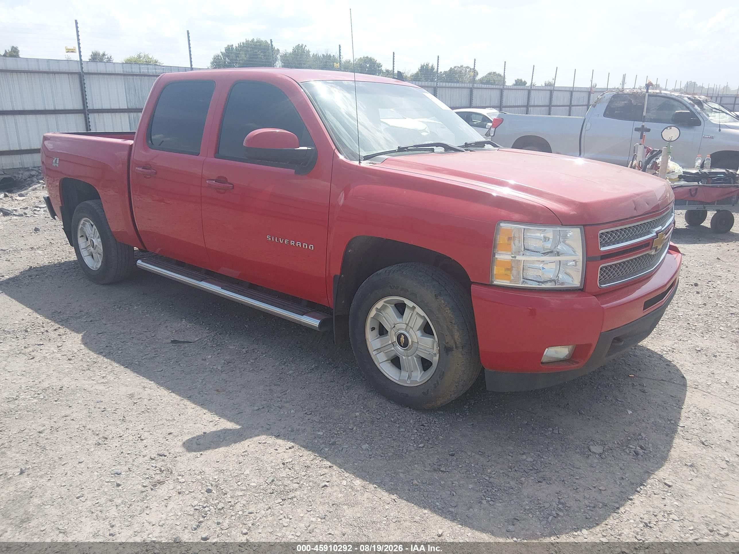 2012 Chevrolet Silverado 1500 Ltz Красный vin: 3GCPKTE70CG174375
