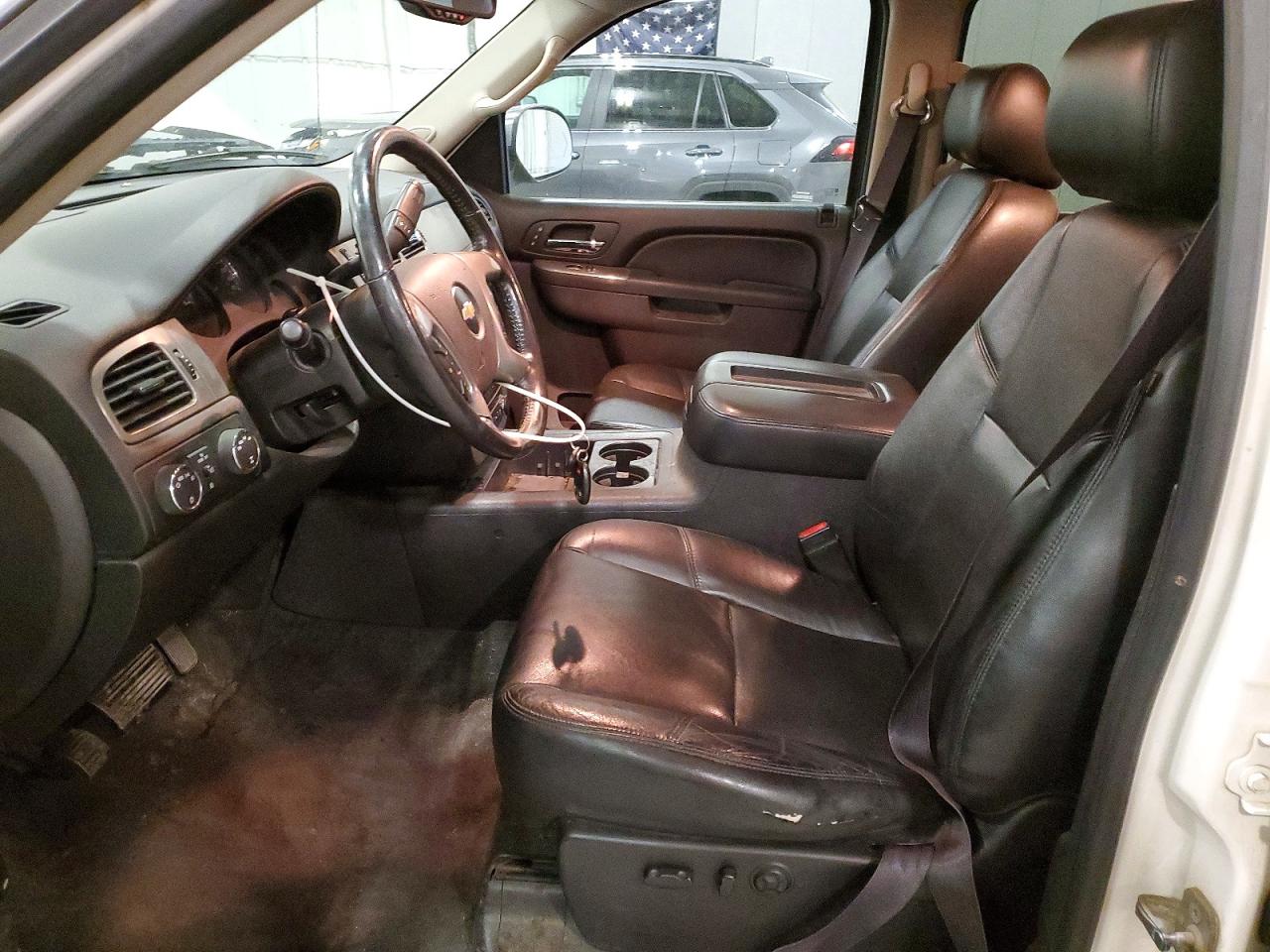 2012 Chevrolet Silverado K1500 Ltz White vin: 3GCPKTE70CG204703