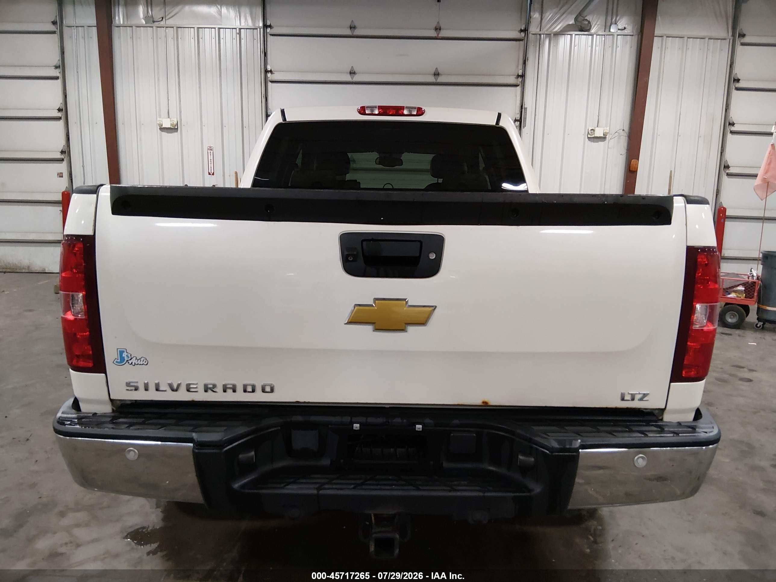 2012 Chevrolet Silverado 1500 Ltz White vin: 3GCPKTE70CG222490