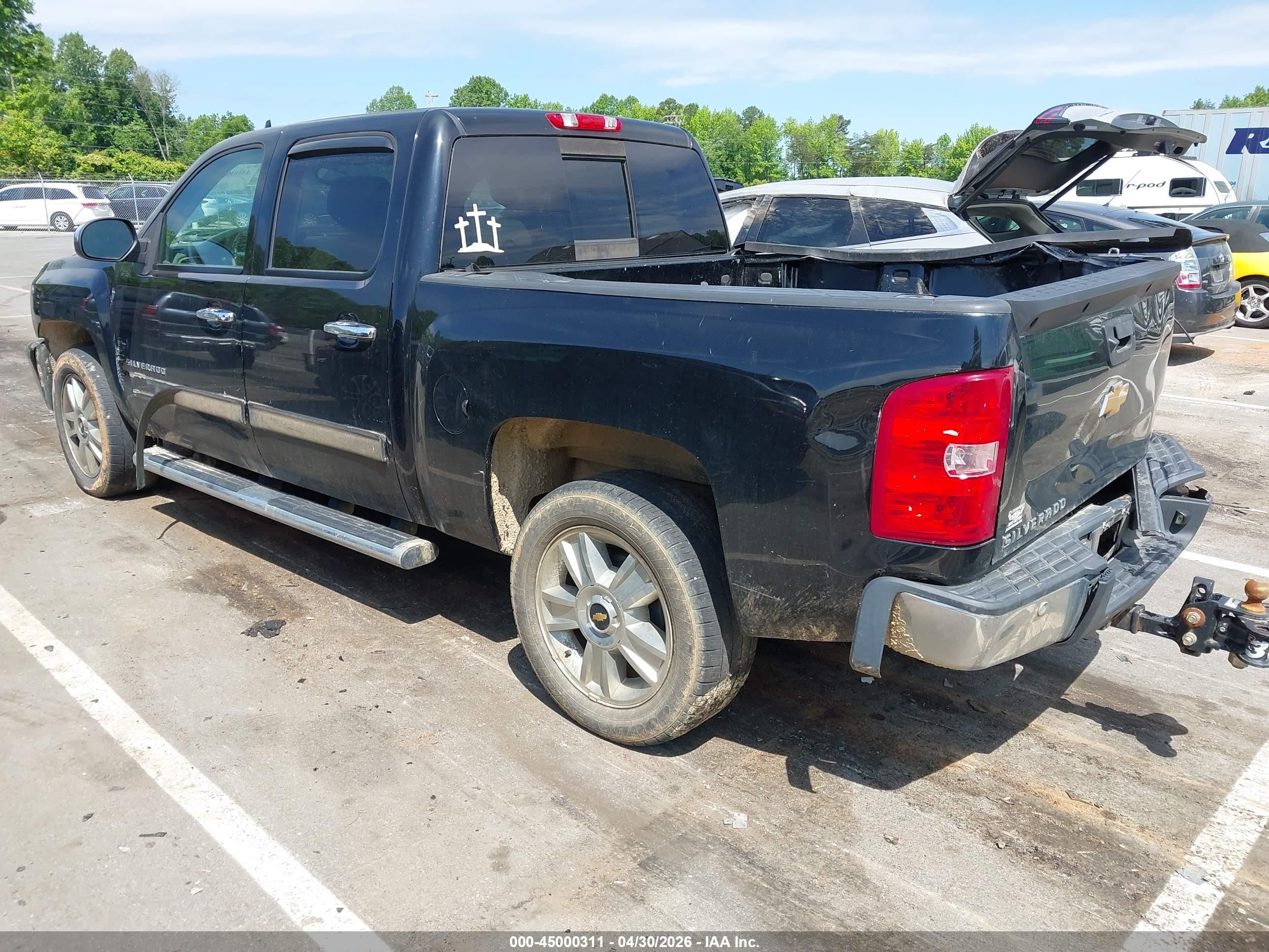 2012 Chevrolet Silverado 1500 Ltz Black vin: 3GCPKTE70CG272290