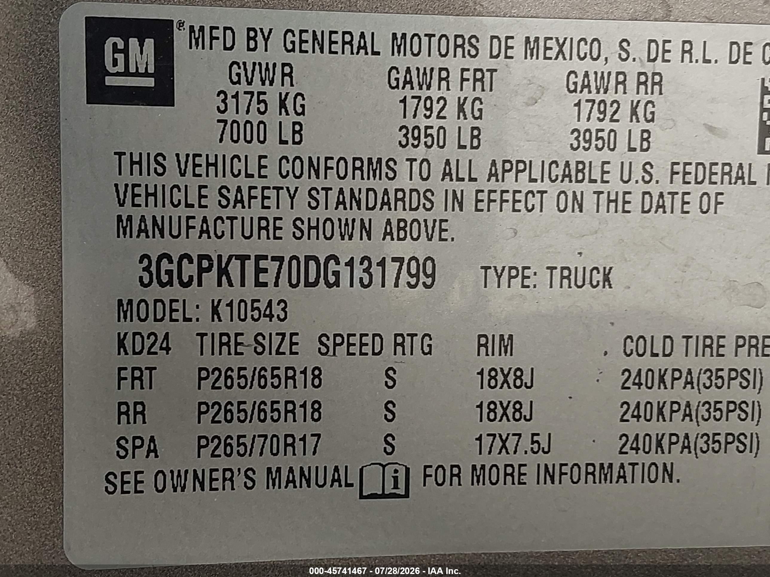 2013 Chevrolet Silverado 1500 Ltz Champagne vin: 3GCPKTE70DG131799