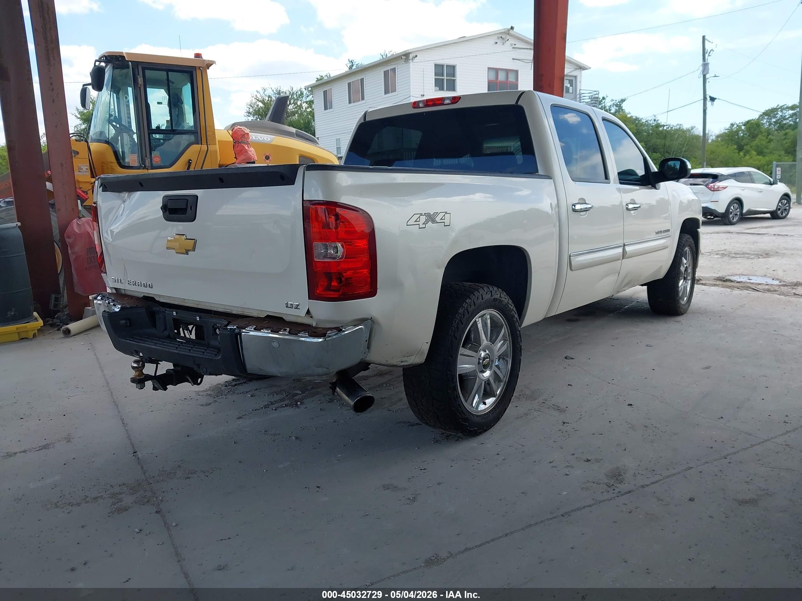 2013 Chevrolet Silverado 1500 Ltz Белый vin: 3GCPKTE70DG289561