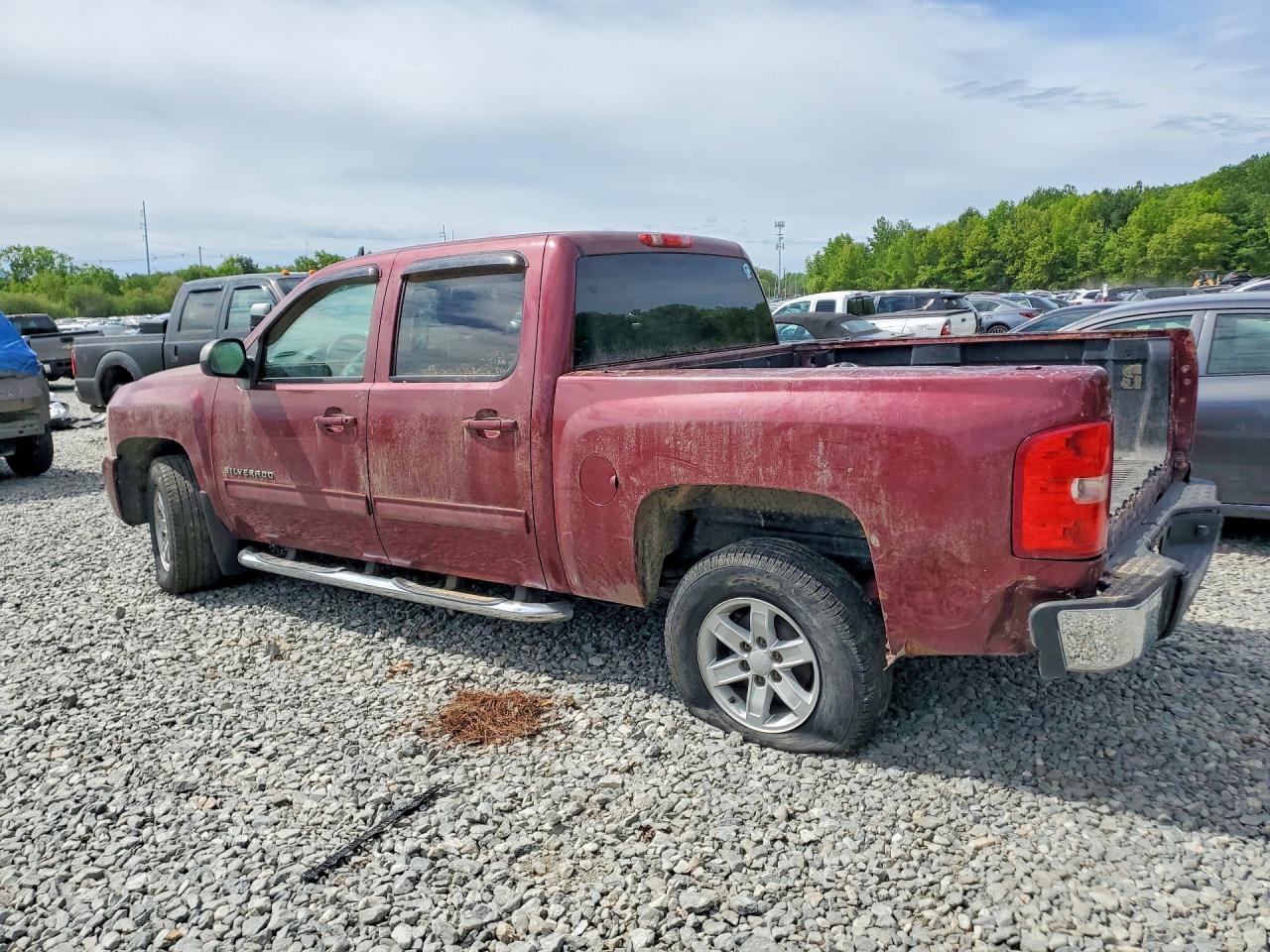 2013 Chevrolet Silverado K1500 Ltz Burgundy vin: 3GCPKTE71DG230101
