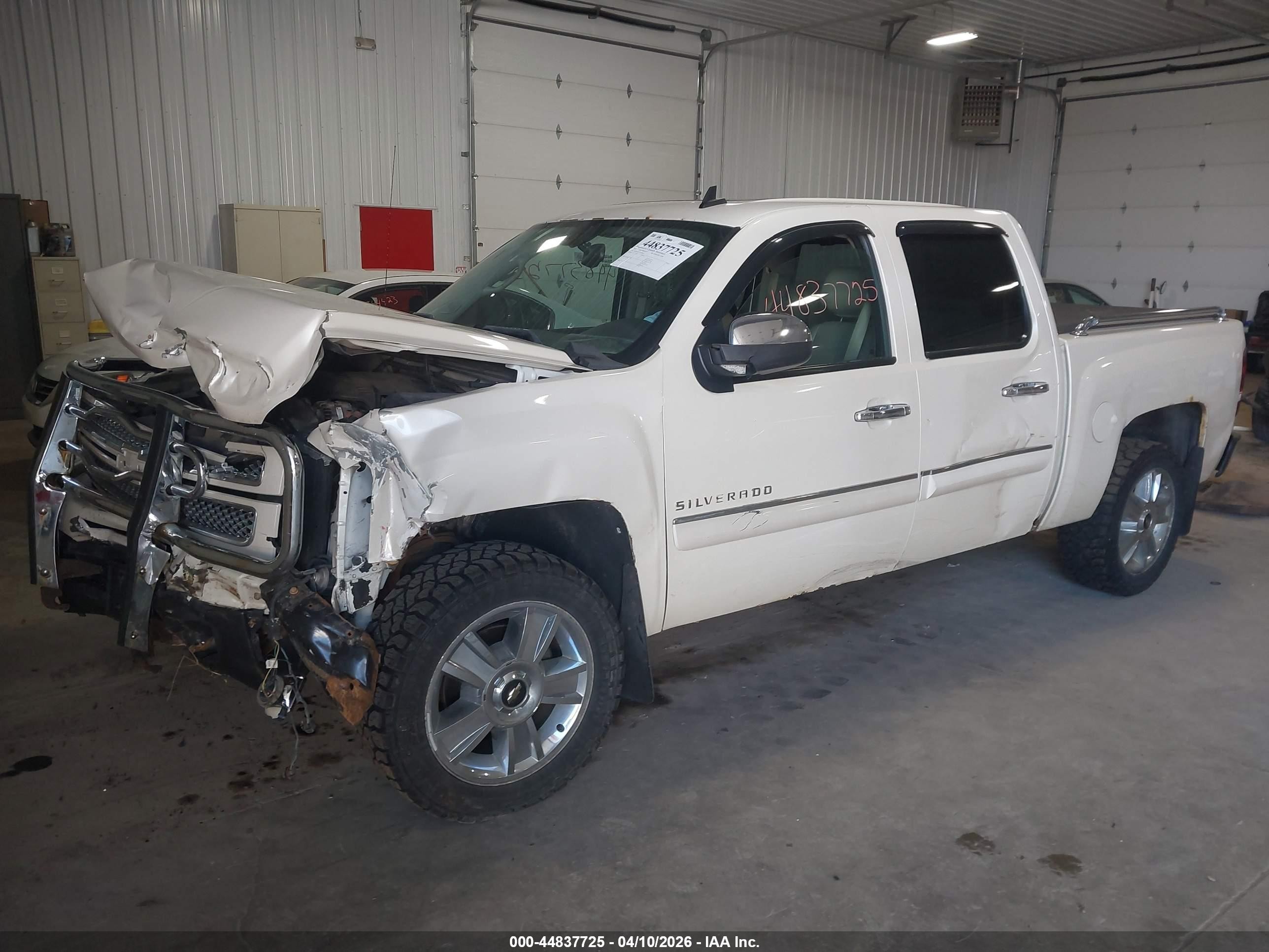 2012 Chevrolet Silverado 1500 Ltz Cream vin: 3GCPKTE72CG107602