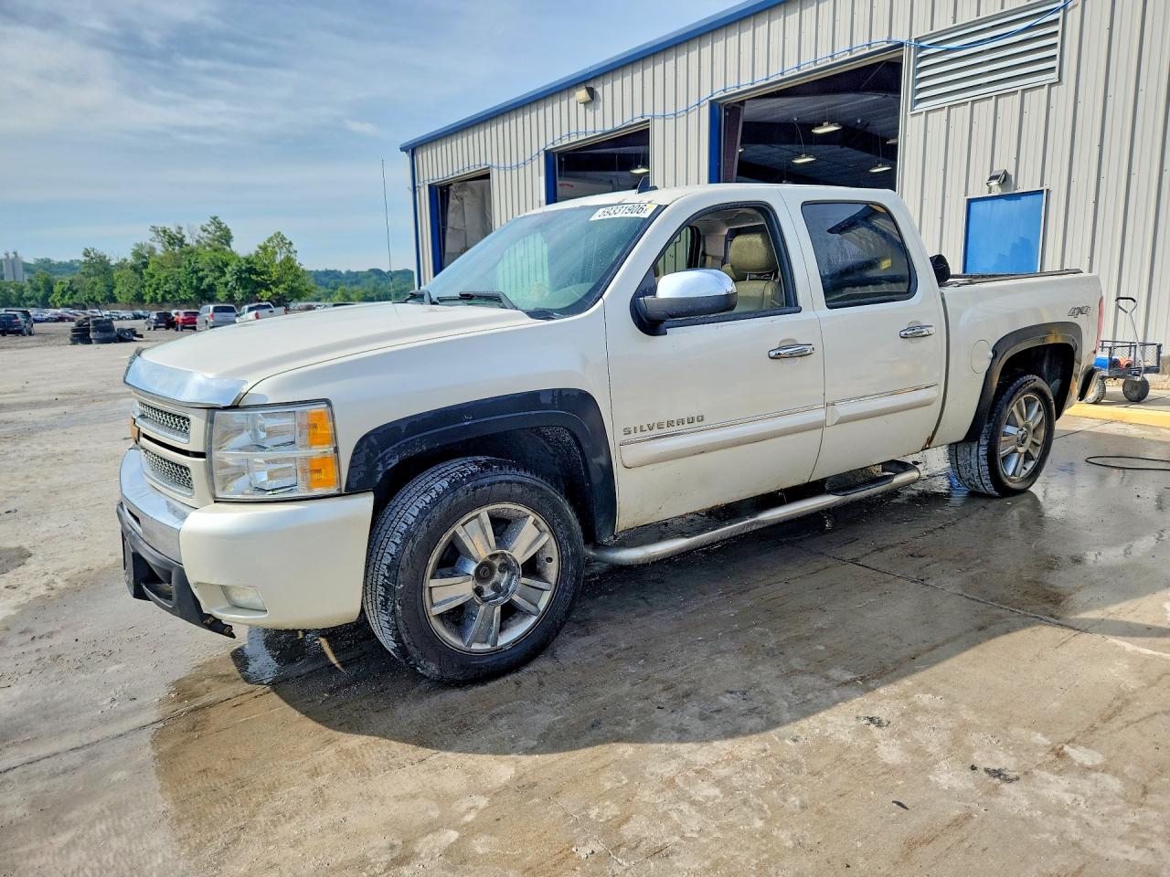 2013 Chevrolet Silverado K1500 Ltz White vin: 3GCPKTE72DG268839