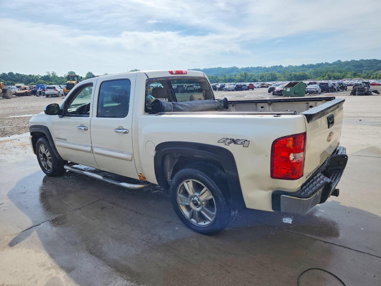 2013 Chevrolet Silverado K1500 Ltz White vin: 3GCPKTE72DG268839