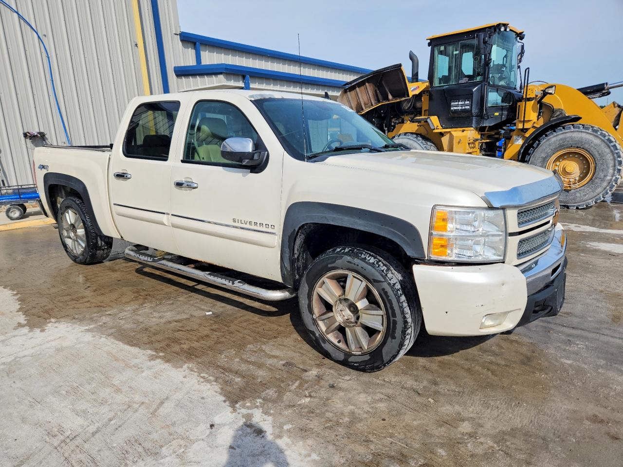 2013 Chevrolet Silverado K1500 Ltz White vin: 3GCPKTE72DG268839