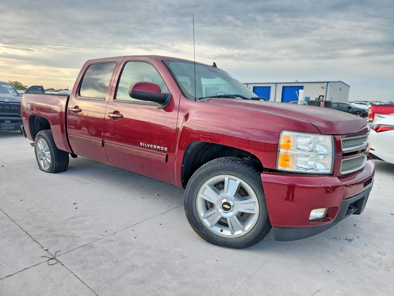2013 Chevrolet Silverado K1500 Ltz Red vin: 3GCPKTE72DG347587