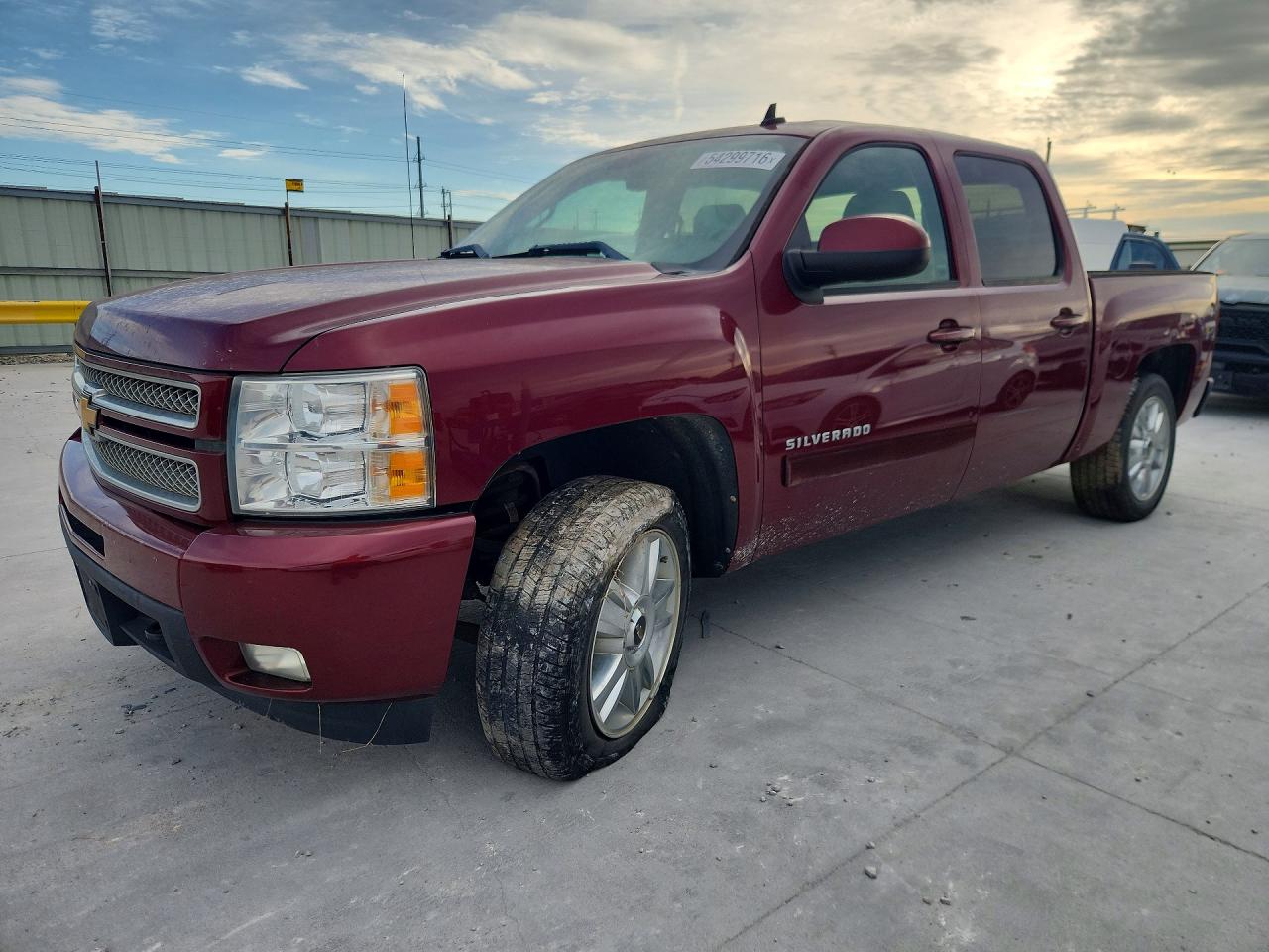 2013 Chevrolet Silverado K1500 Ltz Red vin: 3GCPKTE72DG347587