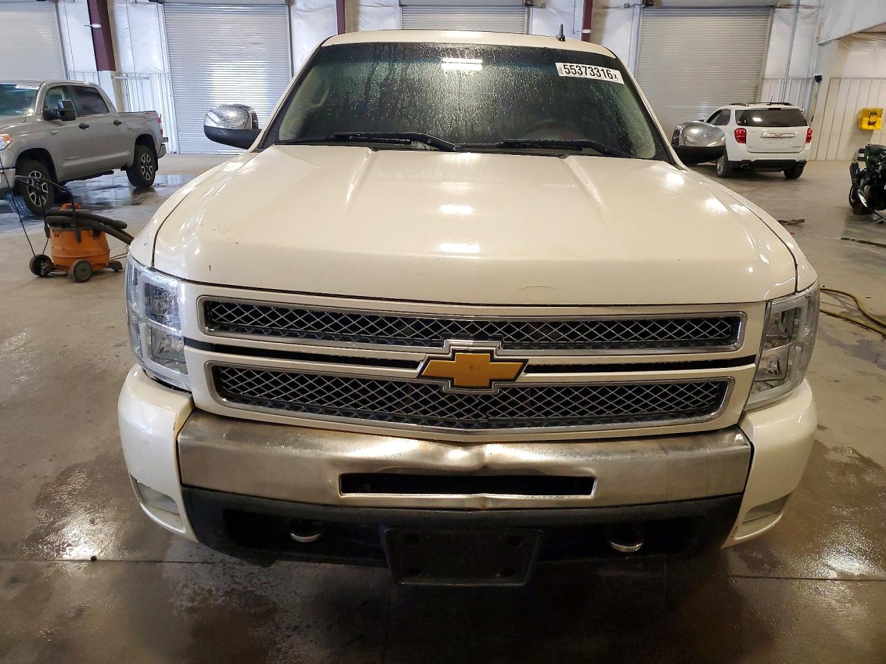2012 Chevrolet Silverado K1500 Ltz White vin: 3GCPKTE73CG260179