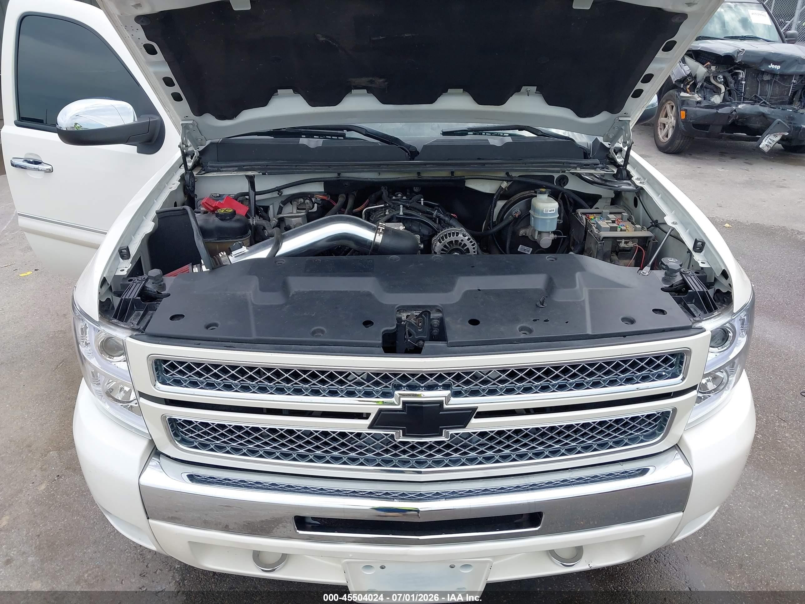 2012 Chevrolet Silverado 1500 Ltz Белый vin: 3GCPKTE73CG266502
