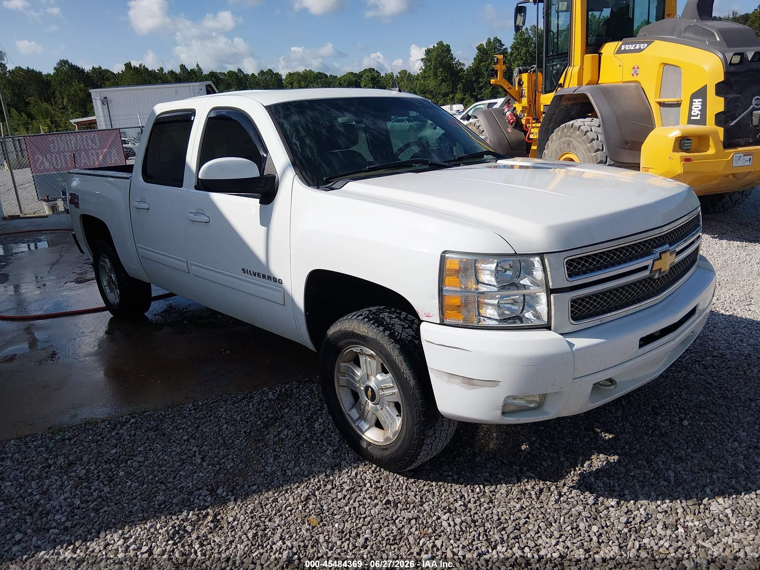 2013 Chevrolet Silverado 1500 Ltz White vin: 3GCPKTE74DG172548