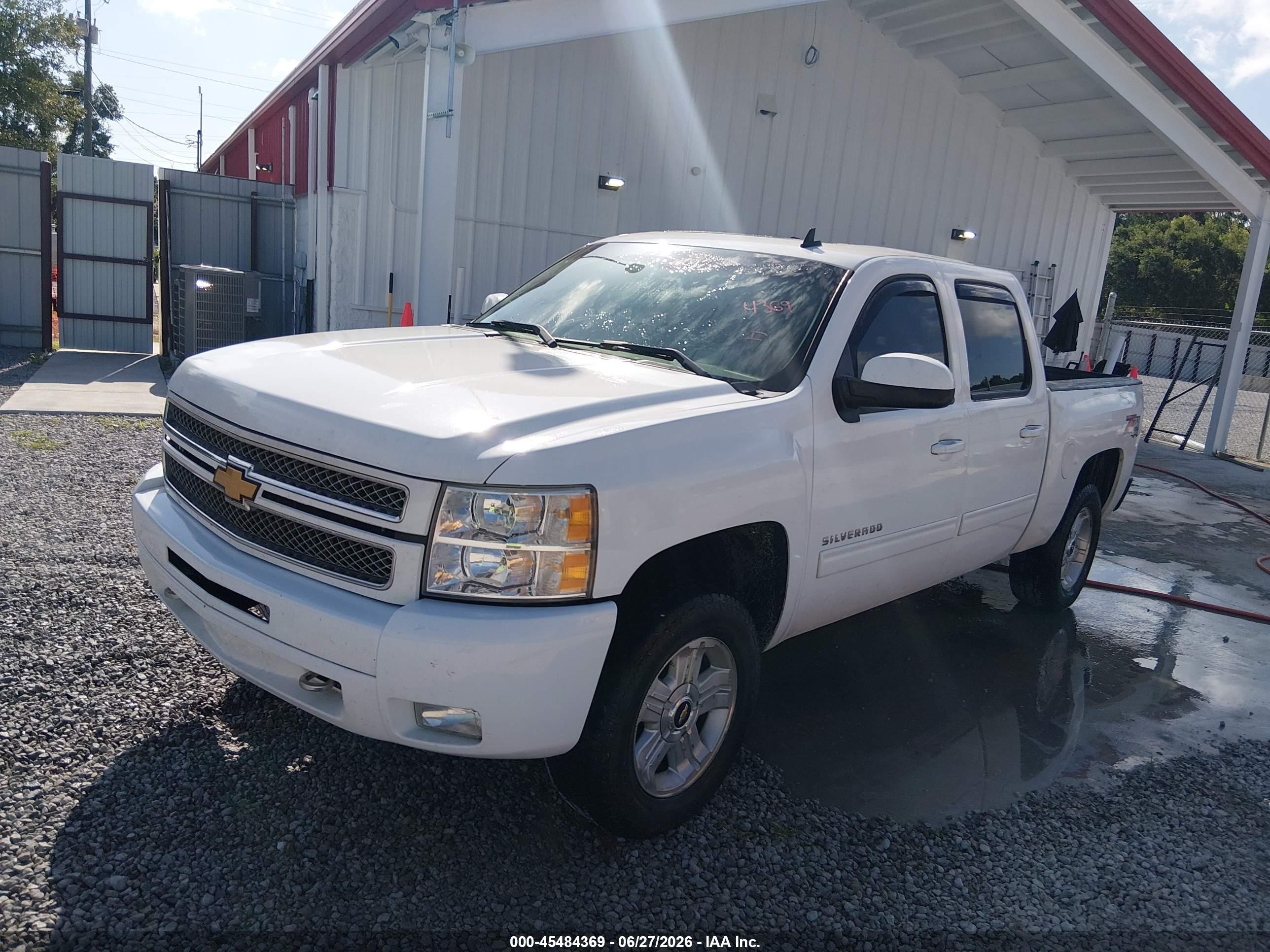 2013 Chevrolet Silverado 1500 Ltz White vin: 3GCPKTE74DG172548