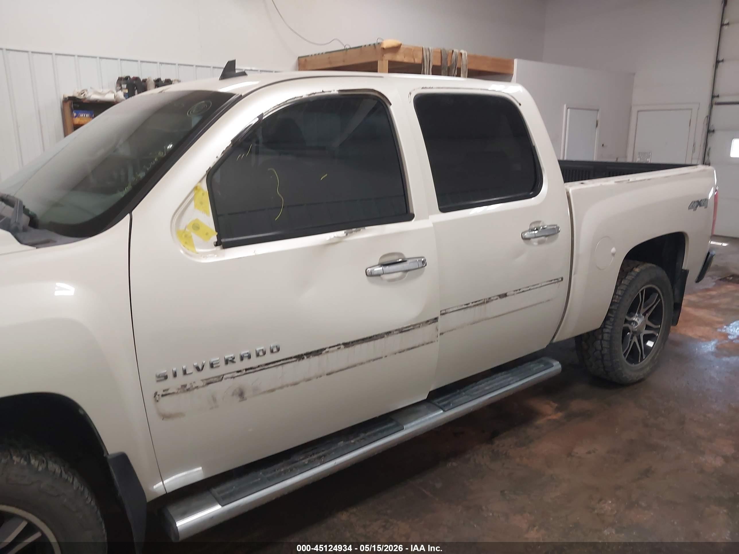 2012 Chevrolet Silverado 1500 Ltz White vin: 3GCPKTE75CG163680