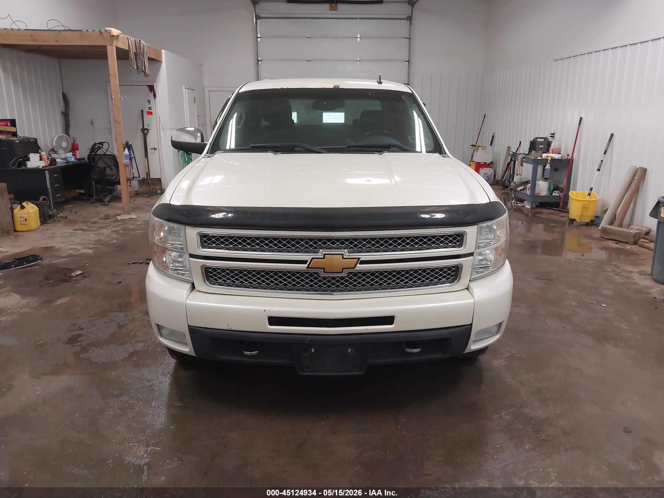 2012 Chevrolet Silverado 1500 Ltz White vin: 3GCPKTE75CG163680