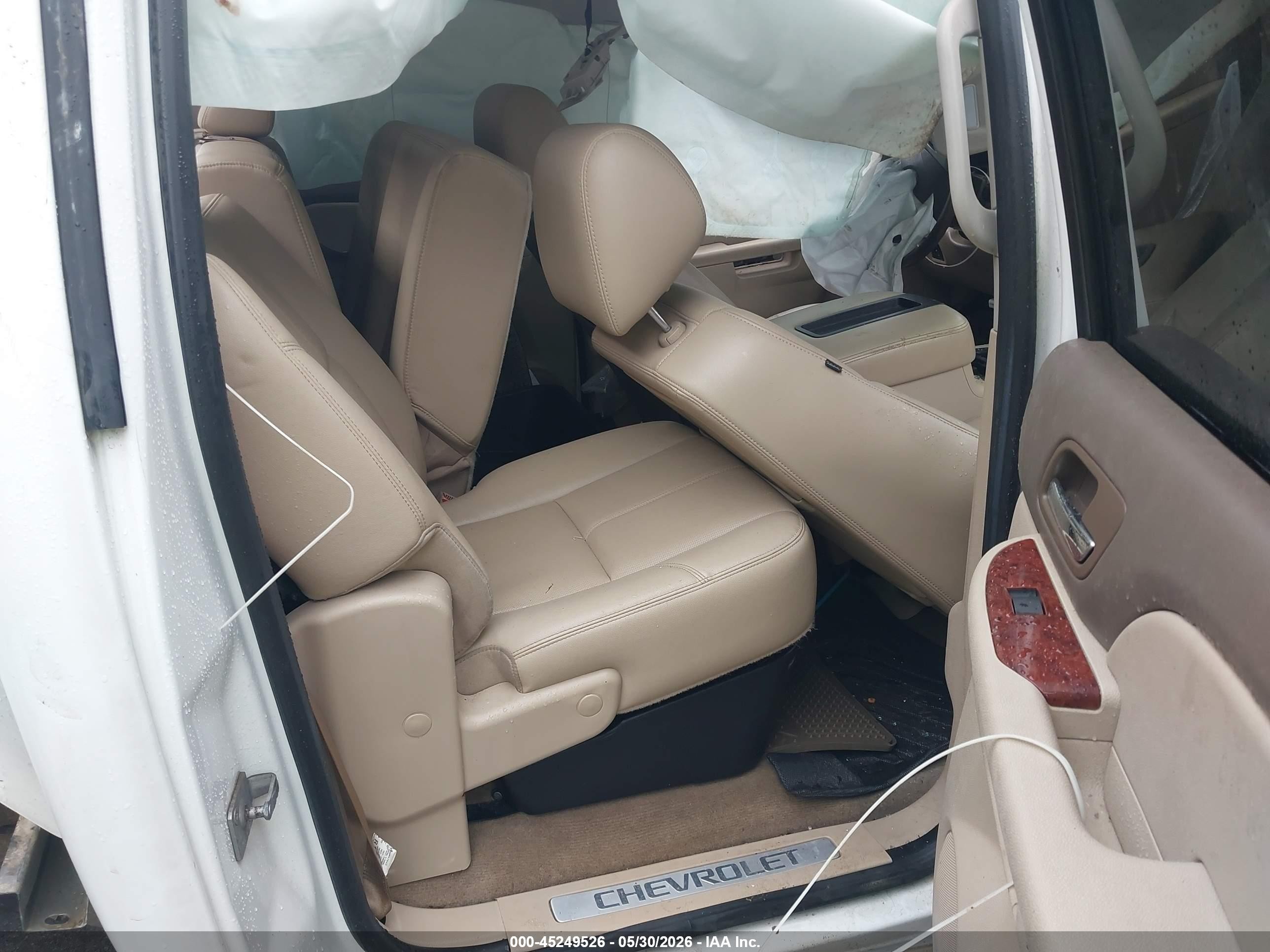 2012 Chevrolet Silverado 1500 Ltz Белый vin: 3GCPKTE75CG271992