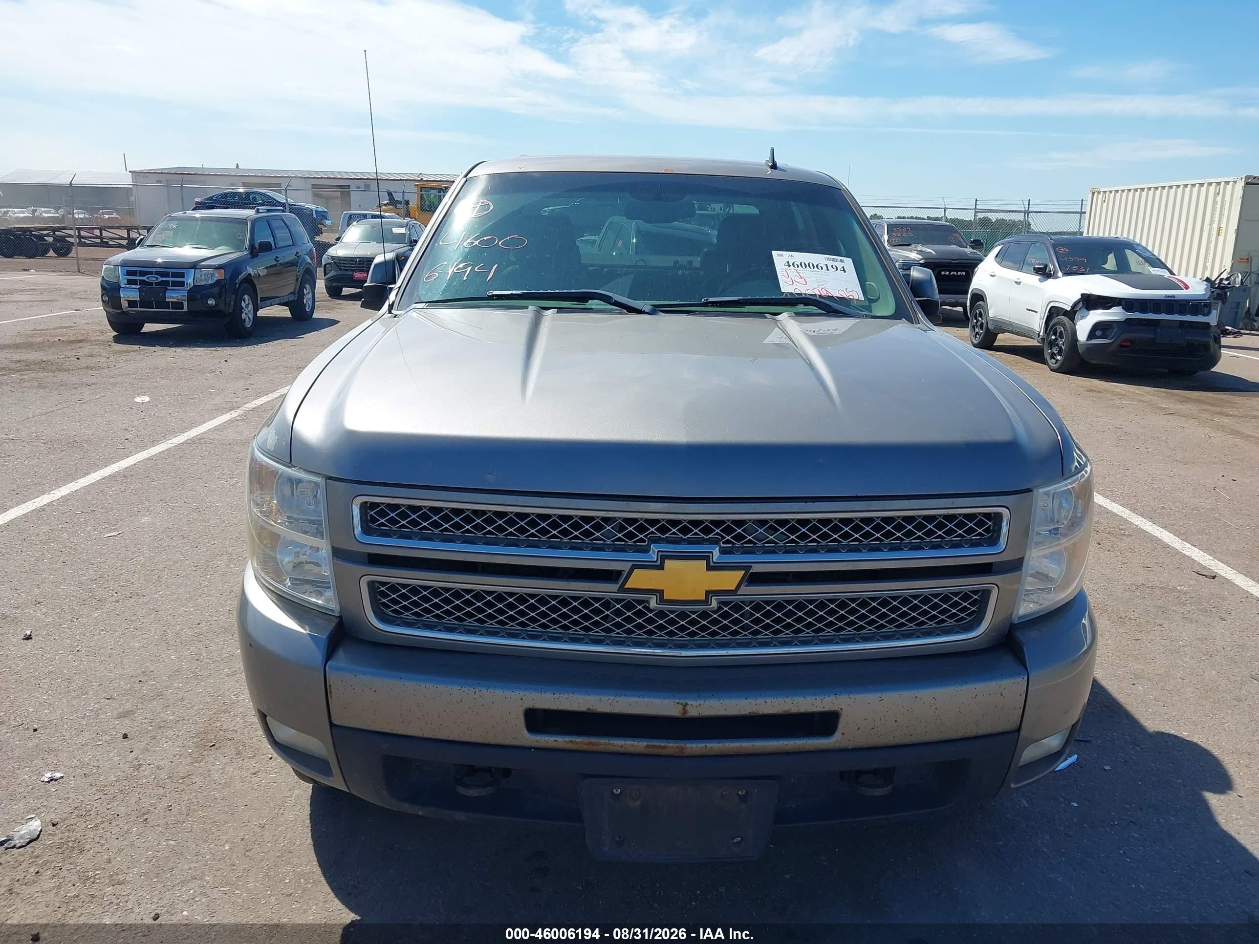 2013 Chevrolet Silverado K1500 Ltz Silver vin: 3GCPKTE75DG349706