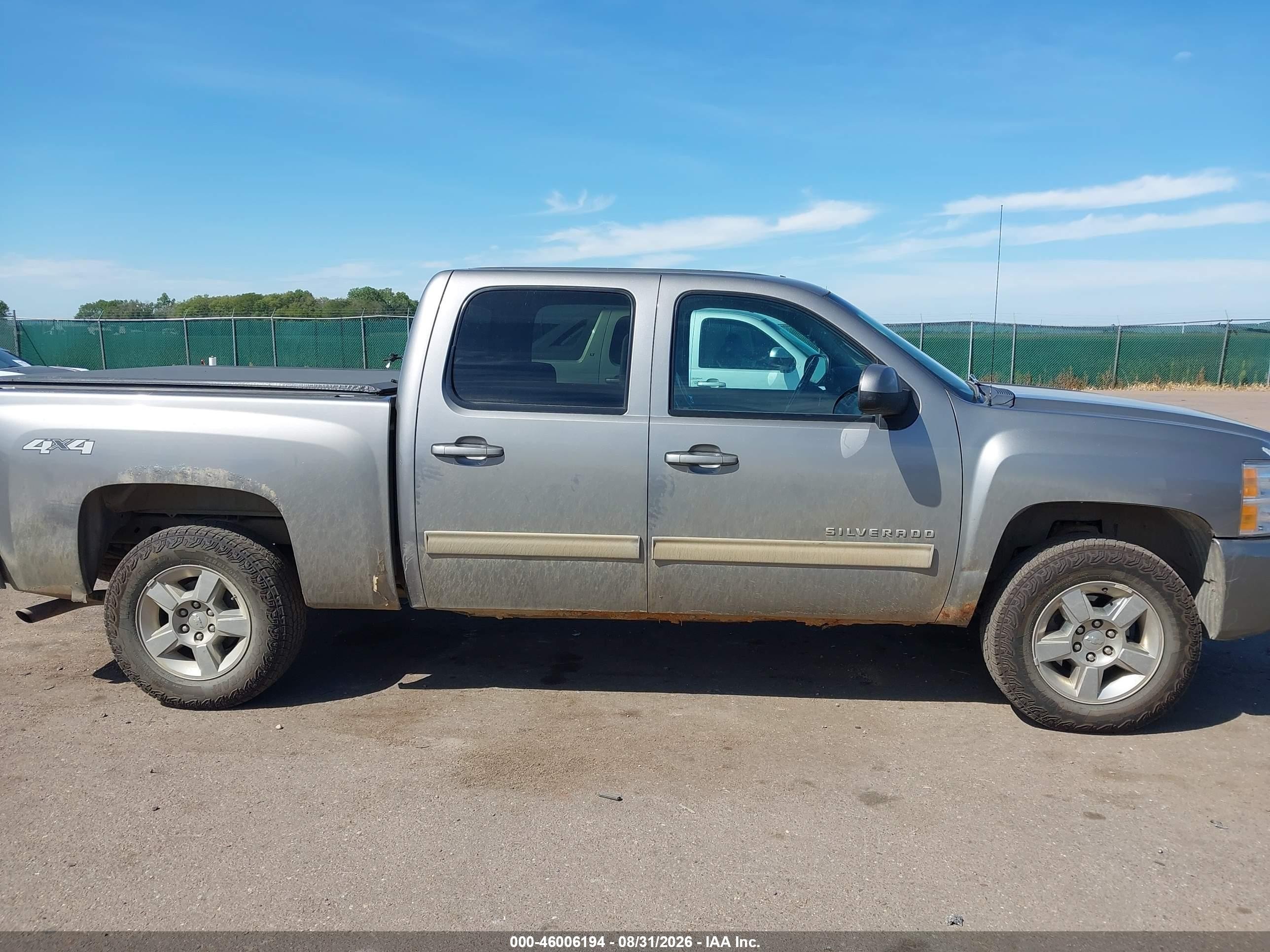 2013 Chevrolet Silverado K1500 Ltz Silver vin: 3GCPKTE75DG349706