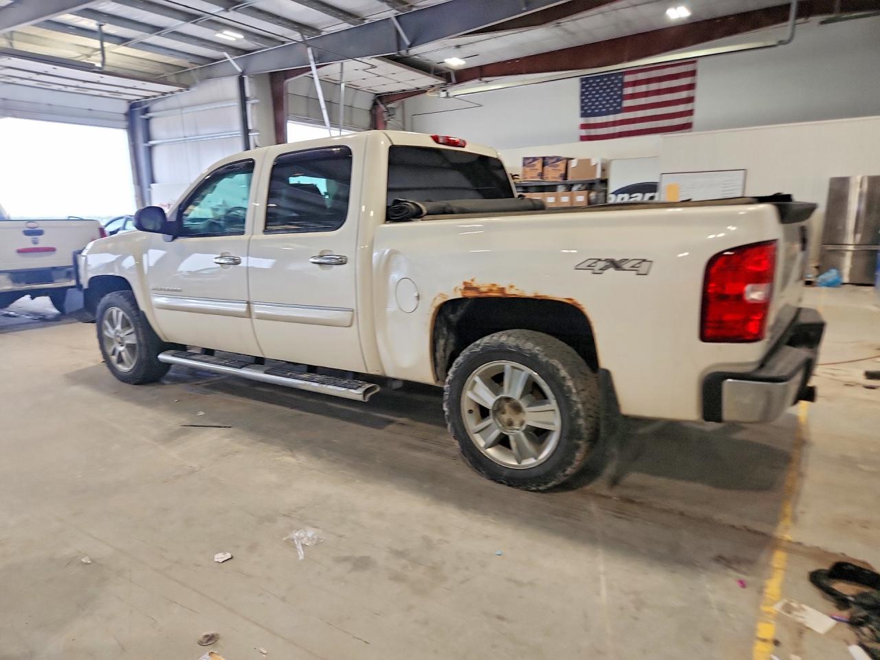 2012 Chevrolet Silverado K1500 Ltz White vin: 3GCPKTE76CG132244