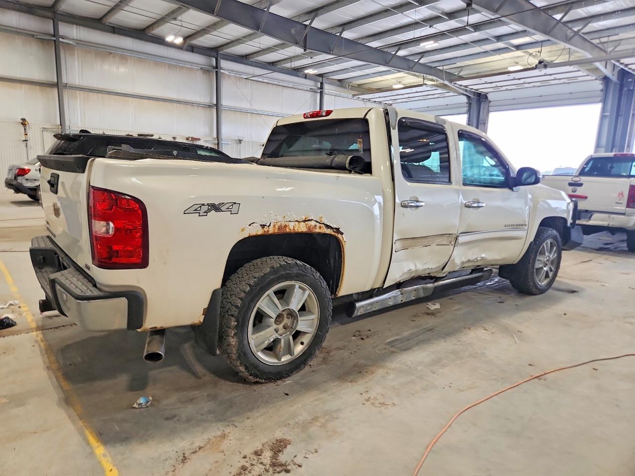 2012 Chevrolet Silverado K1500 Ltz White vin: 3GCPKTE76CG132244
