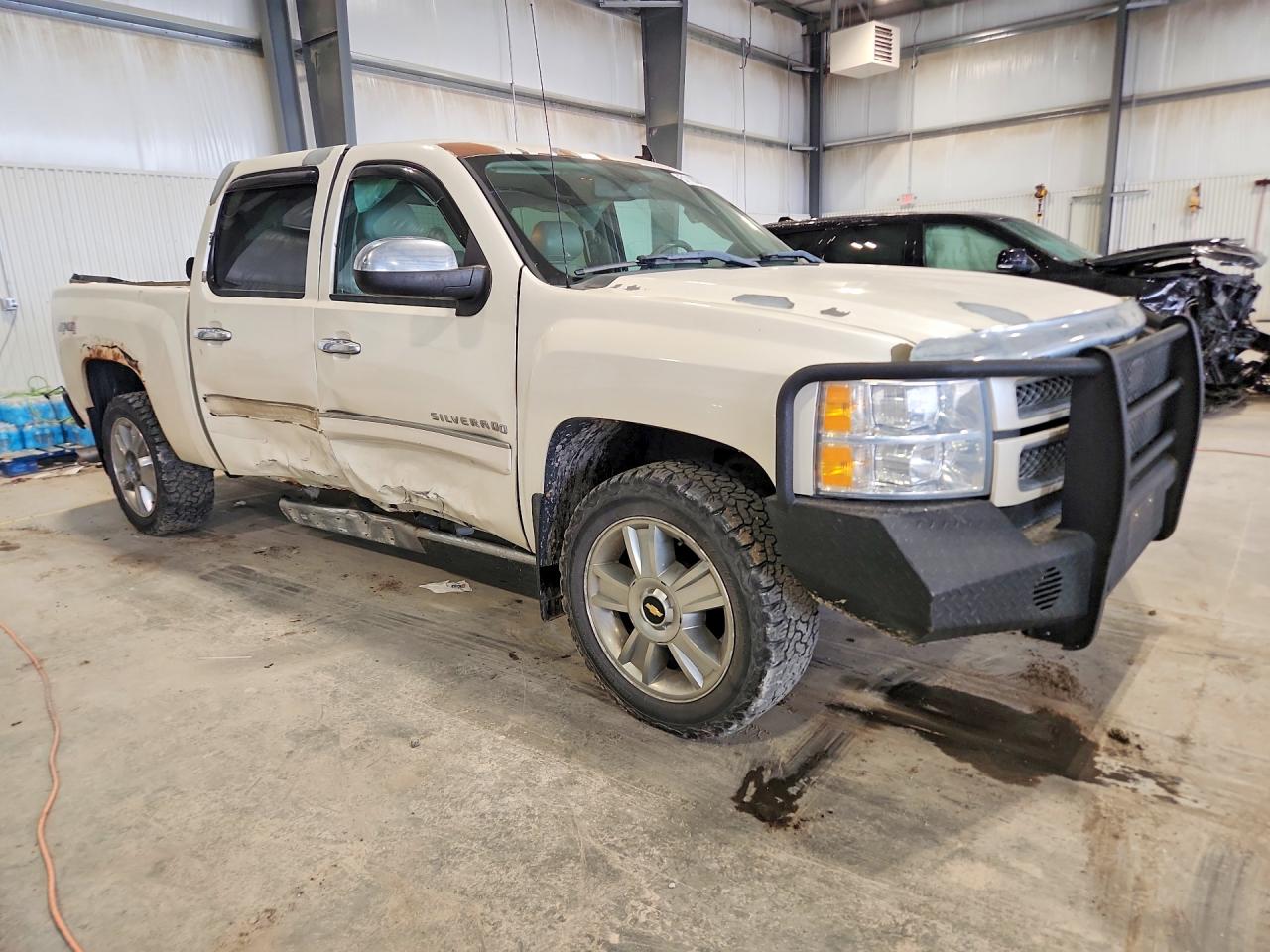 2012 Chevrolet Silverado K1500 Ltz White vin: 3GCPKTE76CG132244