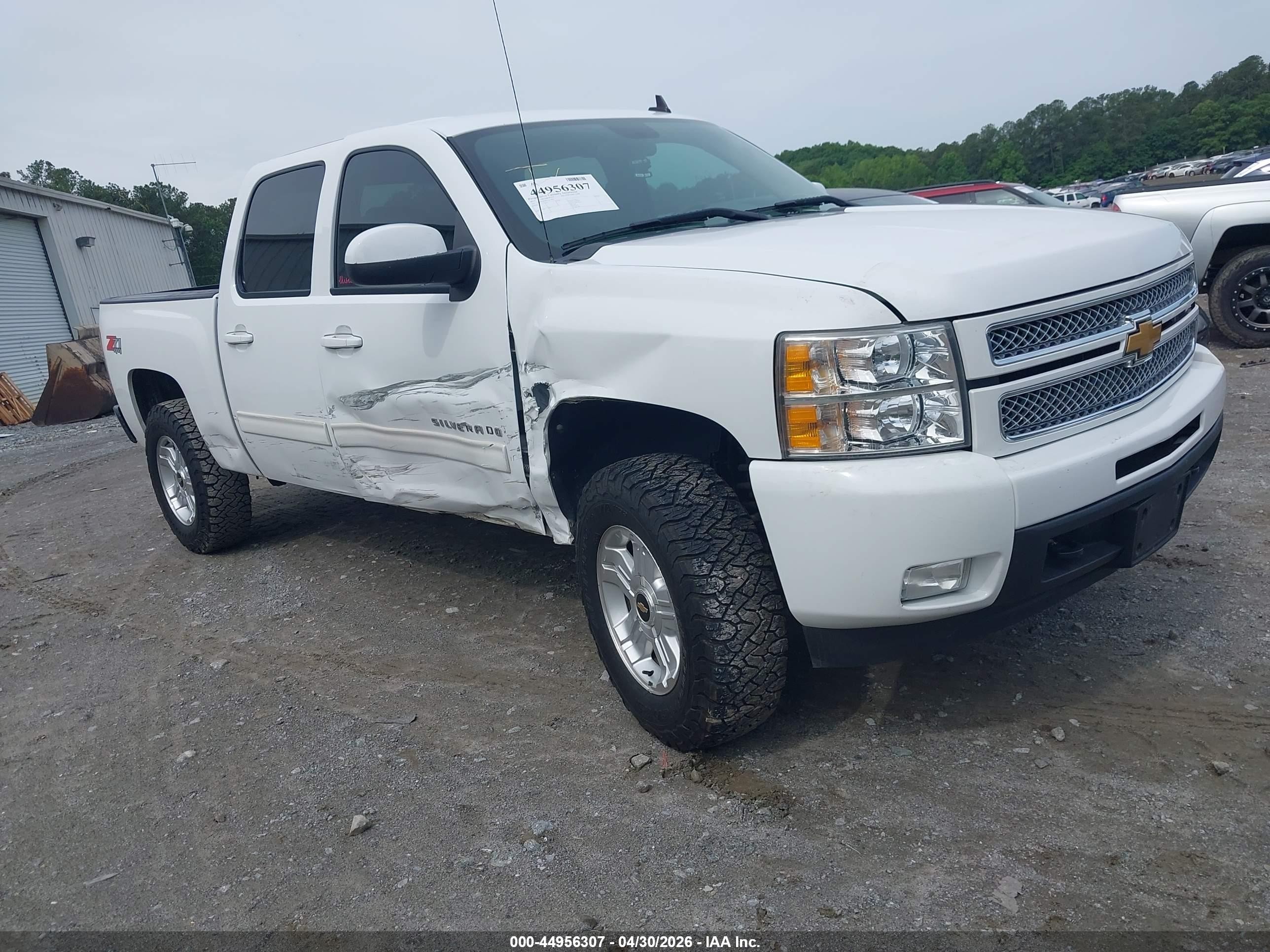 2012 Chevrolet Silverado 1500 Ltz White vin: 3GCPKTE76CG233865