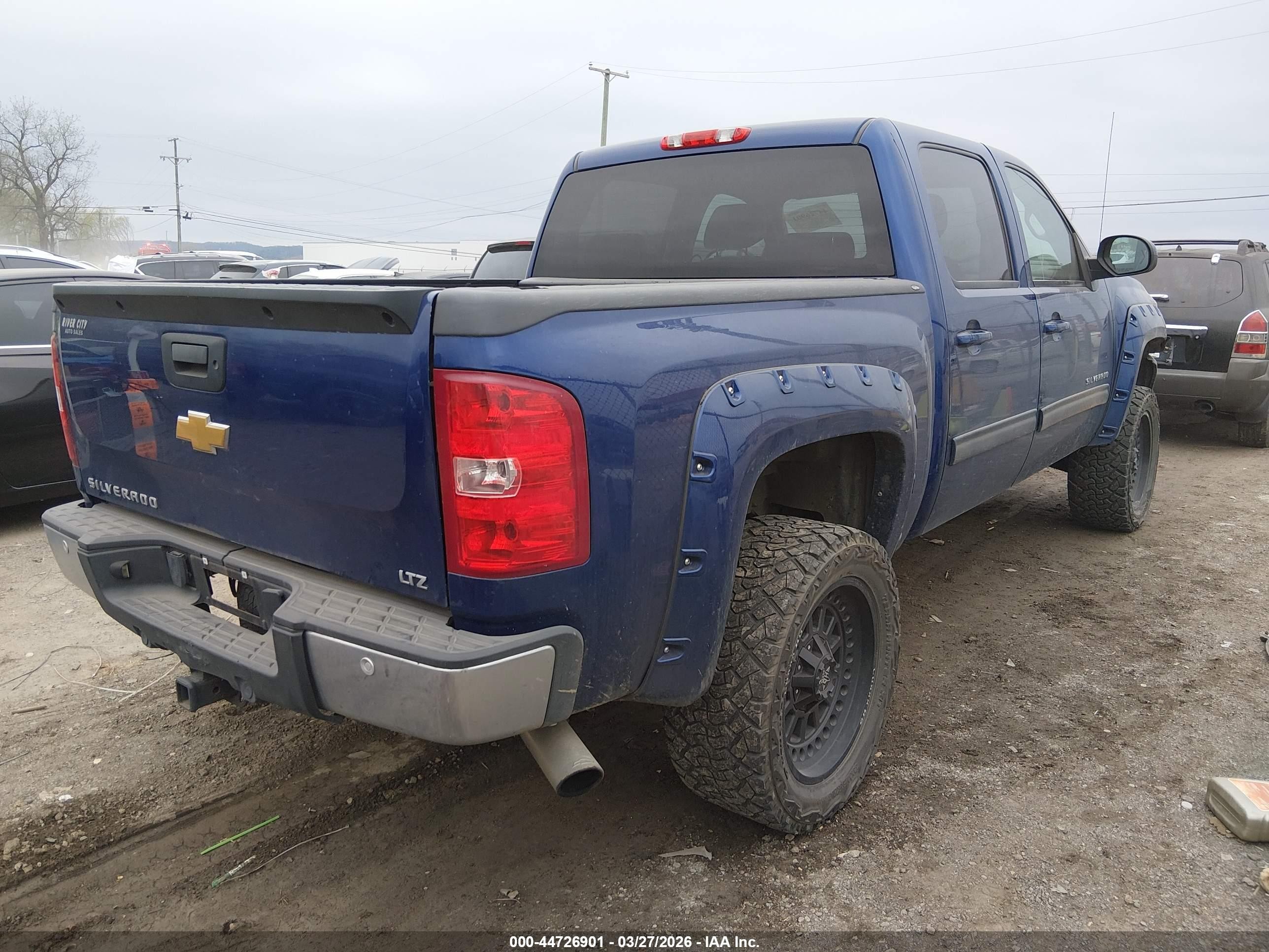 2013 Chevrolet Silverado 1500 Ltz Синий vin: 3GCPKTE76DG296496