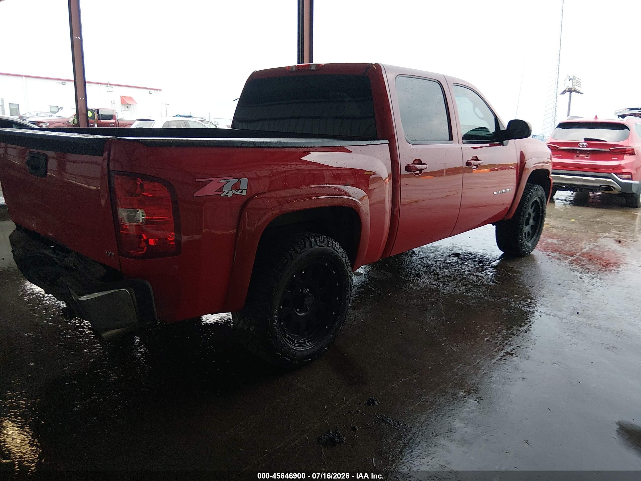 2012 Chevrolet Silverado 1500 Ltz Red vin: 3GCPKTE77CG139669
