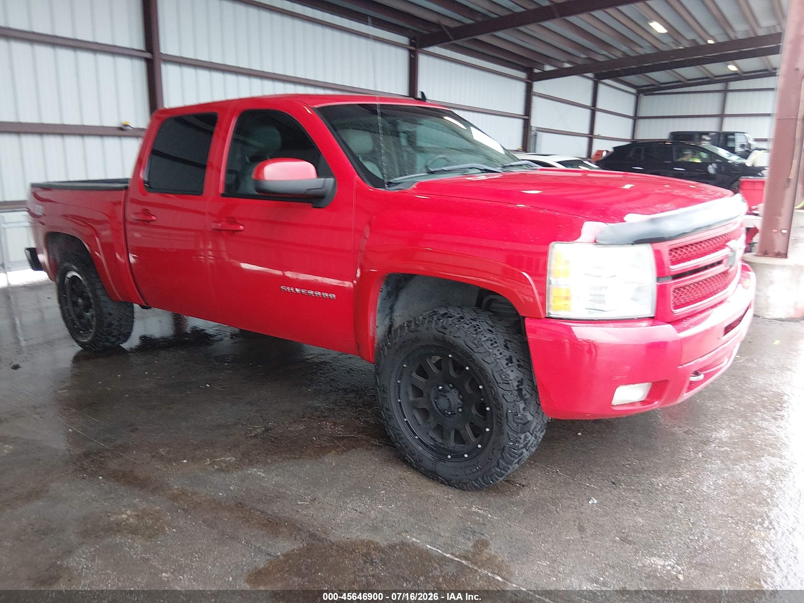 2012 Chevrolet Silverado 1500 Ltz Red vin: 3GCPKTE77CG139669