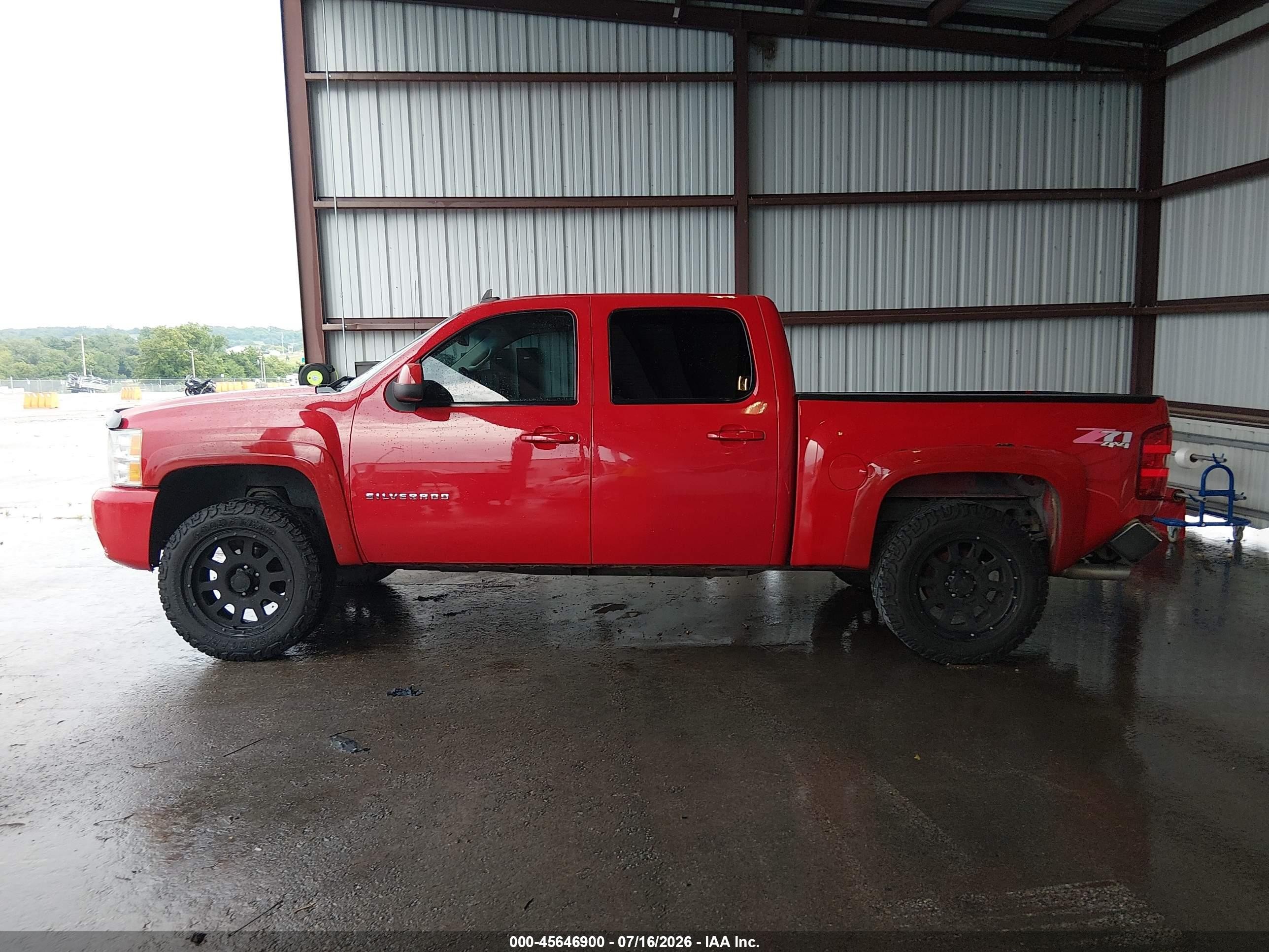 2012 Chevrolet Silverado 1500 Ltz Red vin: 3GCPKTE77CG139669