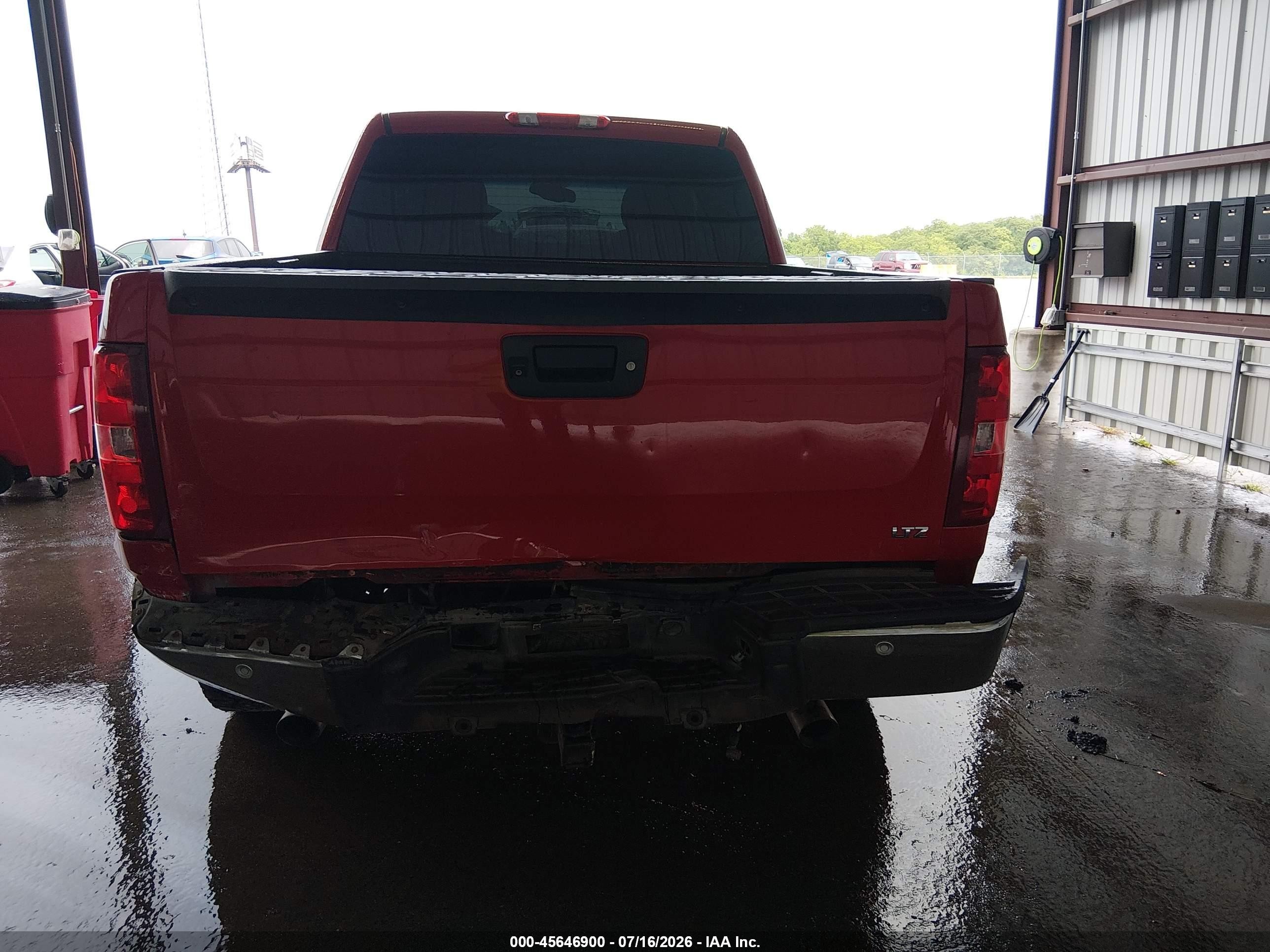 2012 Chevrolet Silverado 1500 Ltz Red vin: 3GCPKTE77CG139669