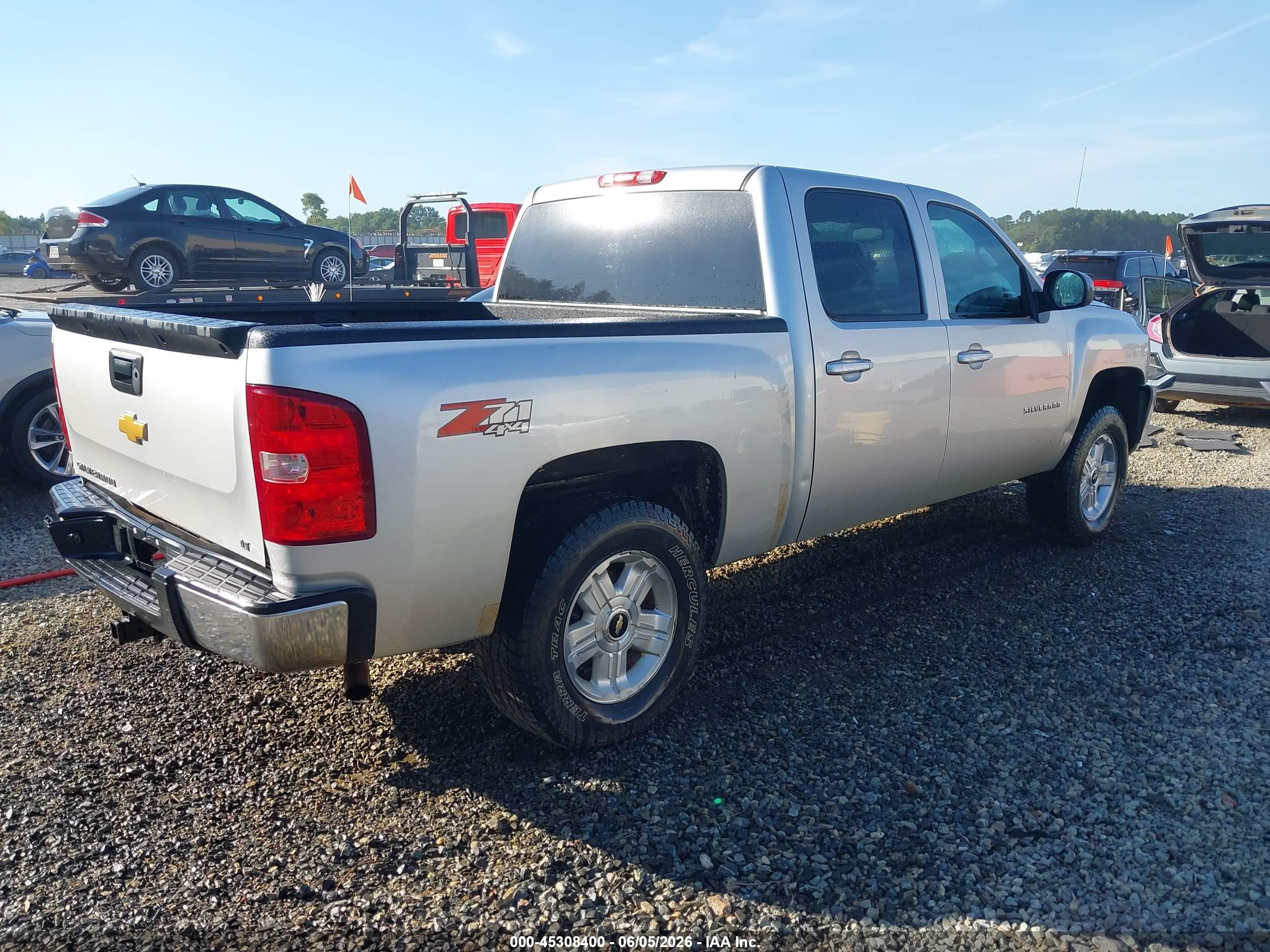 2012 Chevrolet Silverado 1500 Ltz Silver vin: 3GCPKTE77CG175541