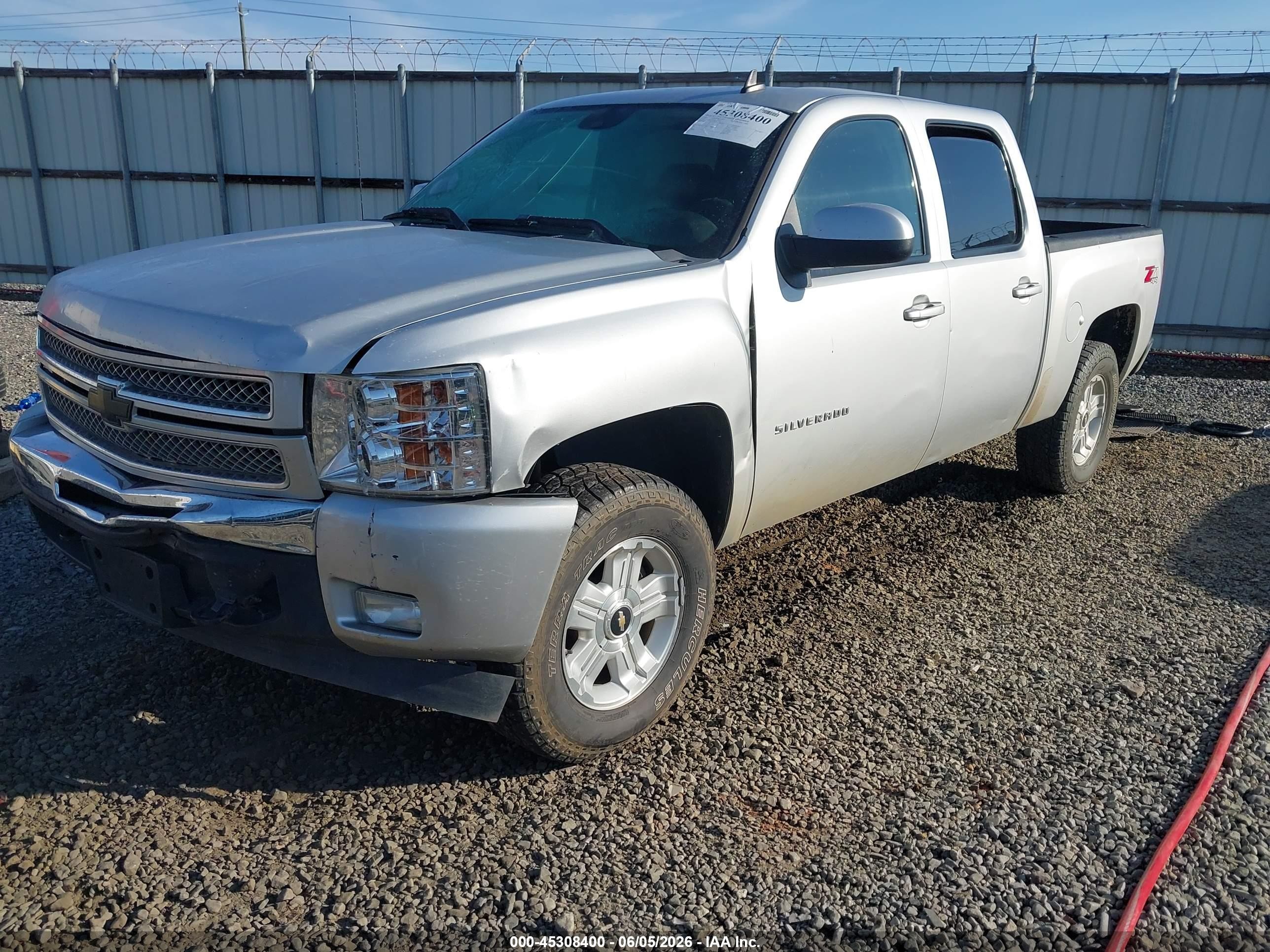 2012 Chevrolet Silverado 1500 Ltz Silver vin: 3GCPKTE77CG175541