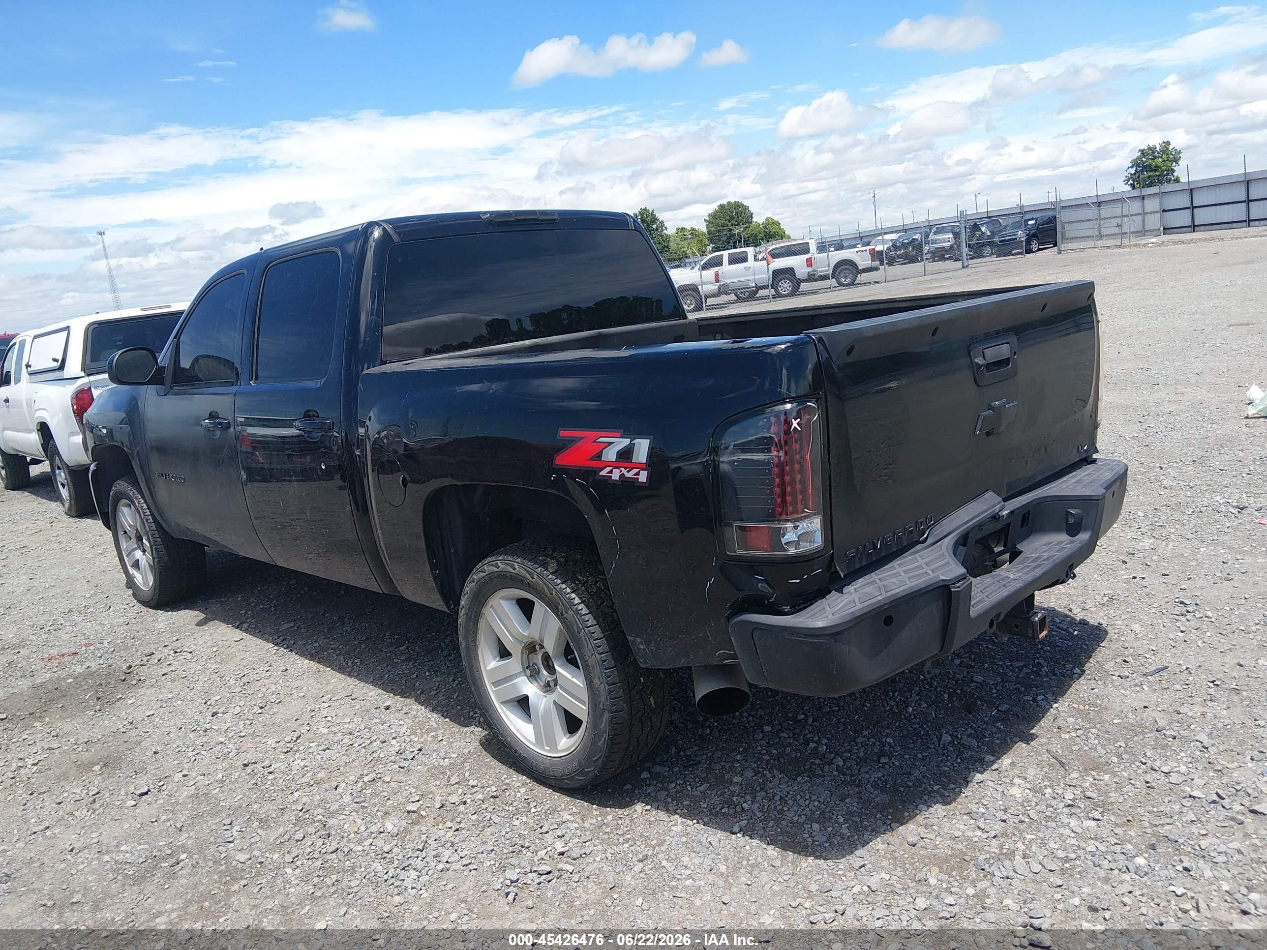 2012 Chevrolet Silverado 1500 Ltz Black vin: 3GCPKTE77CG227668