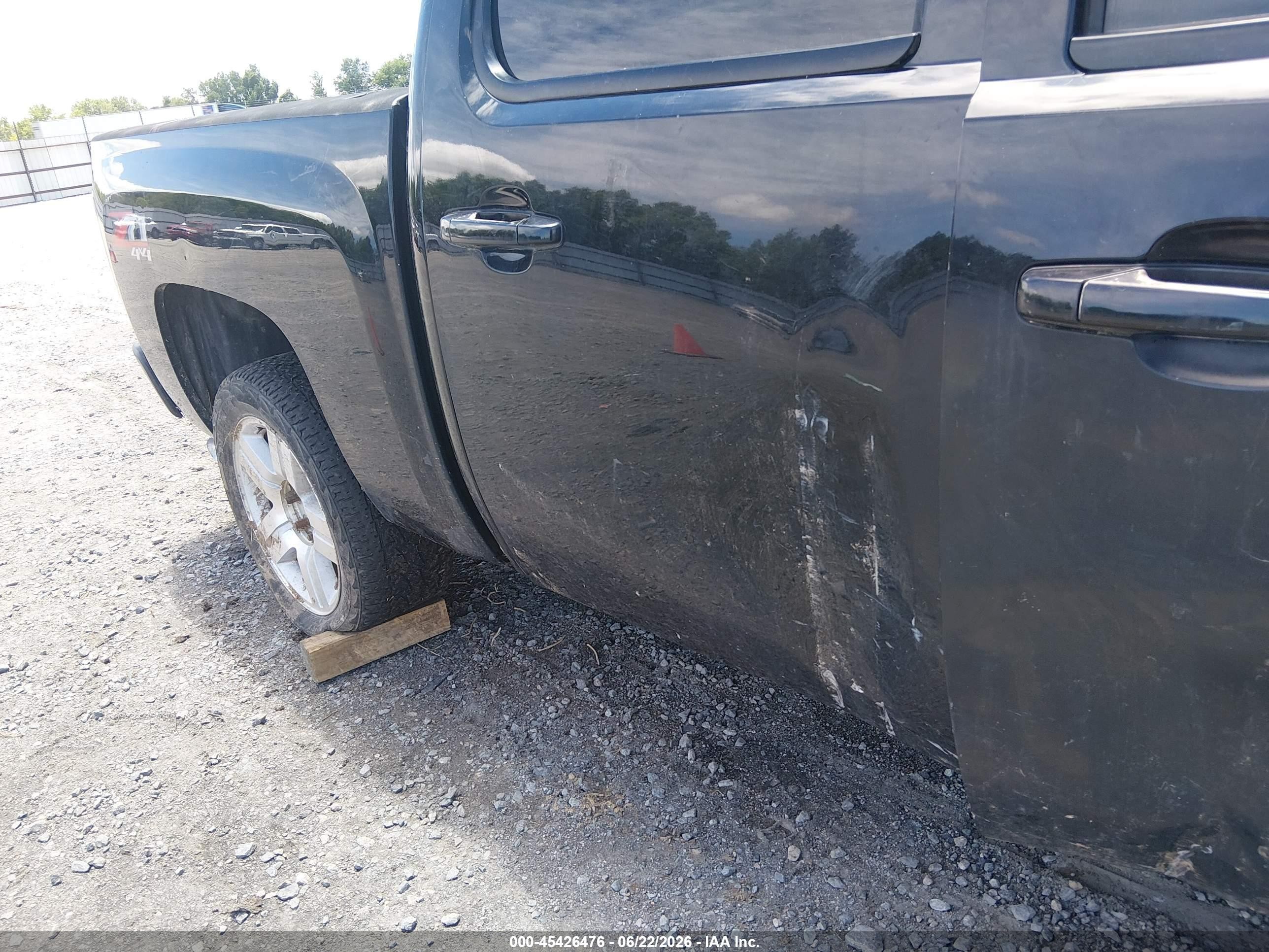 2012 Chevrolet Silverado 1500 Ltz Black vin: 3GCPKTE77CG227668