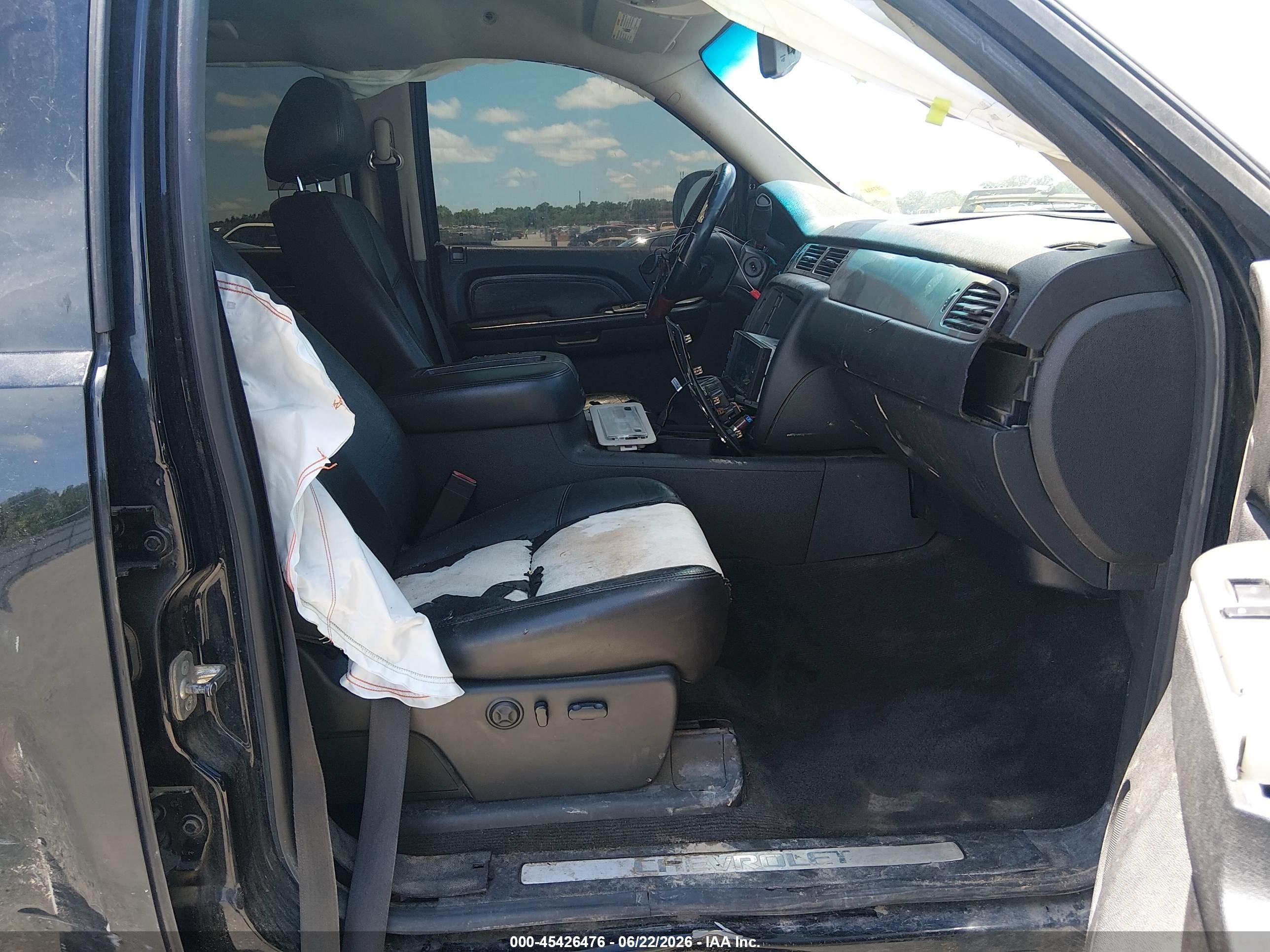 2012 Chevrolet Silverado 1500 Ltz Black vin: 3GCPKTE77CG227668