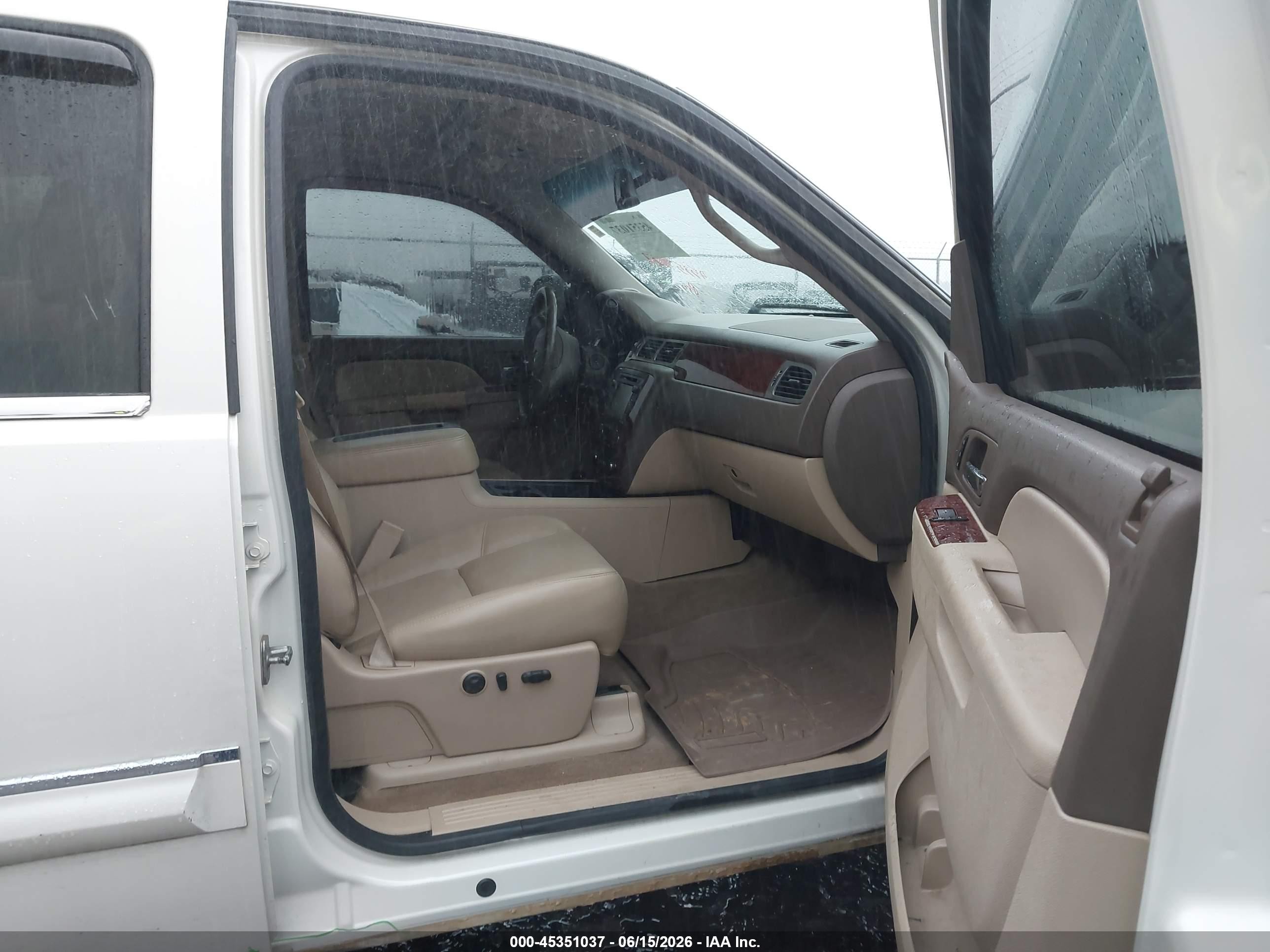2013 Chevrolet Silverado 1500 Ltz White vin: 3GCPKTE77DG265077