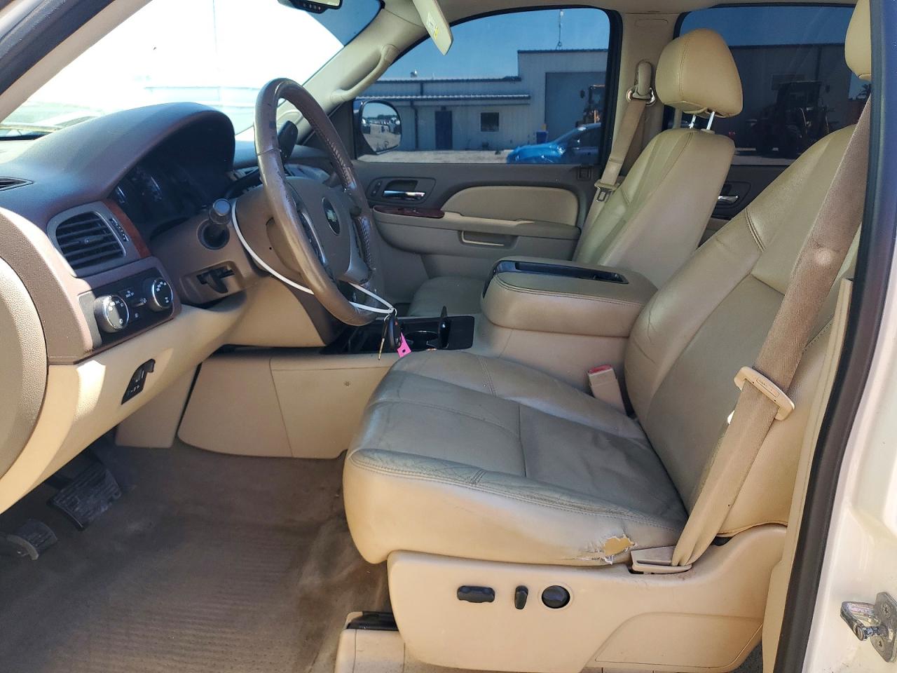 2012 Chevrolet Silverado K1500 Ltz White vin: 3GCPKTE78CG127921
