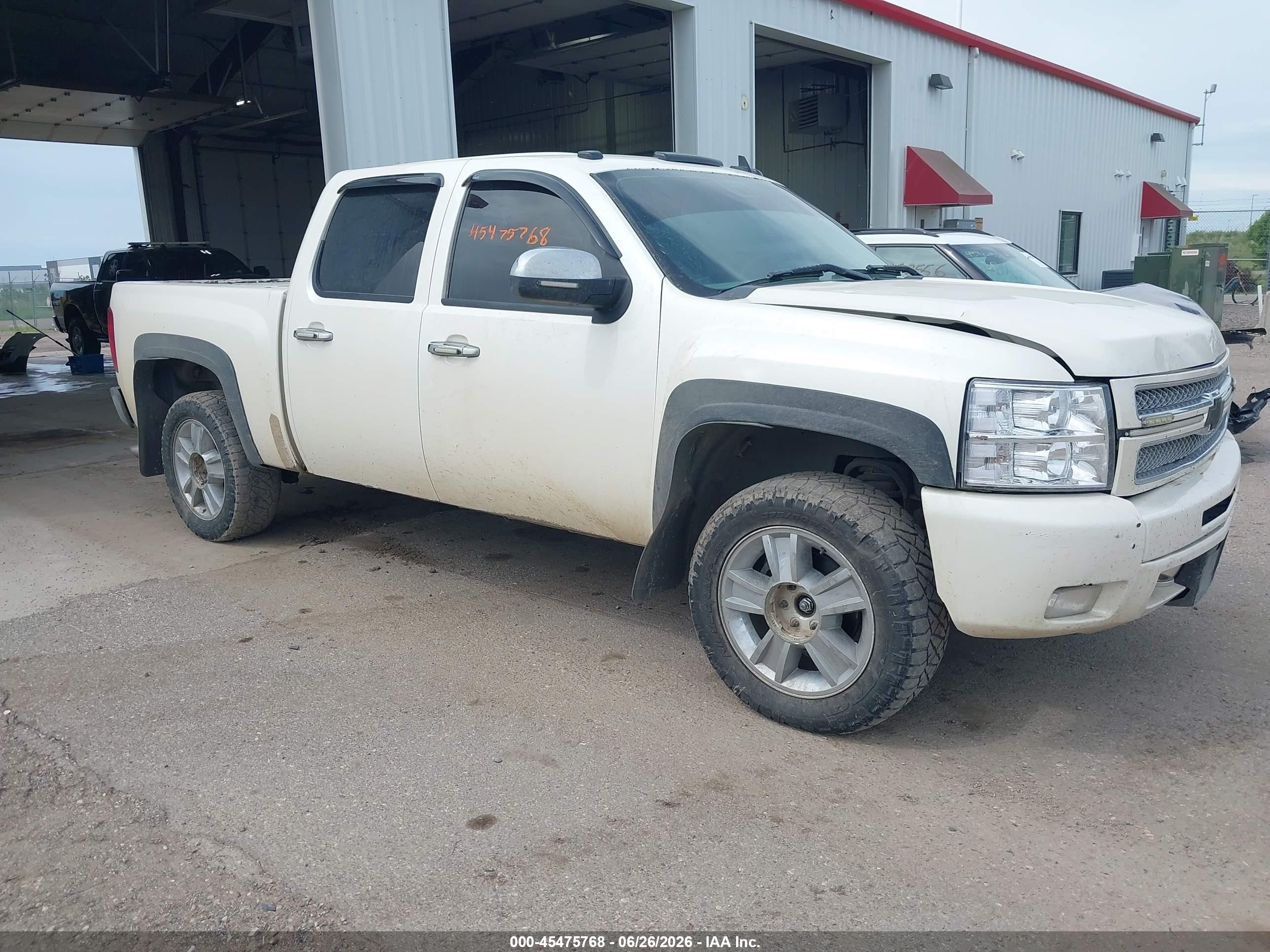 2012 Chevrolet Silverado 1500 Ltz White vin: 3GCPKTE79CG110674
