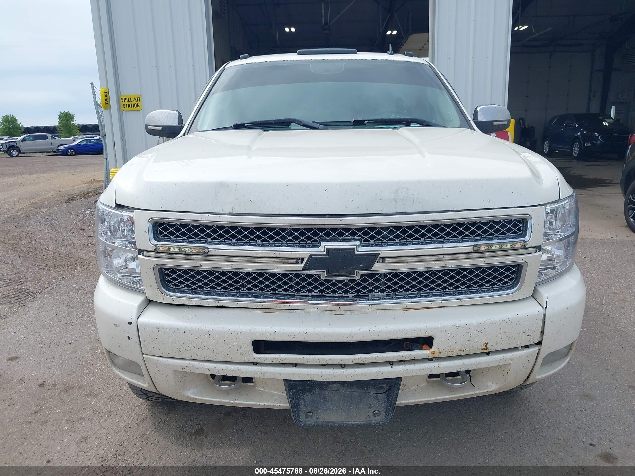 2012 Chevrolet Silverado 1500 Ltz White vin: 3GCPKTE79CG110674
