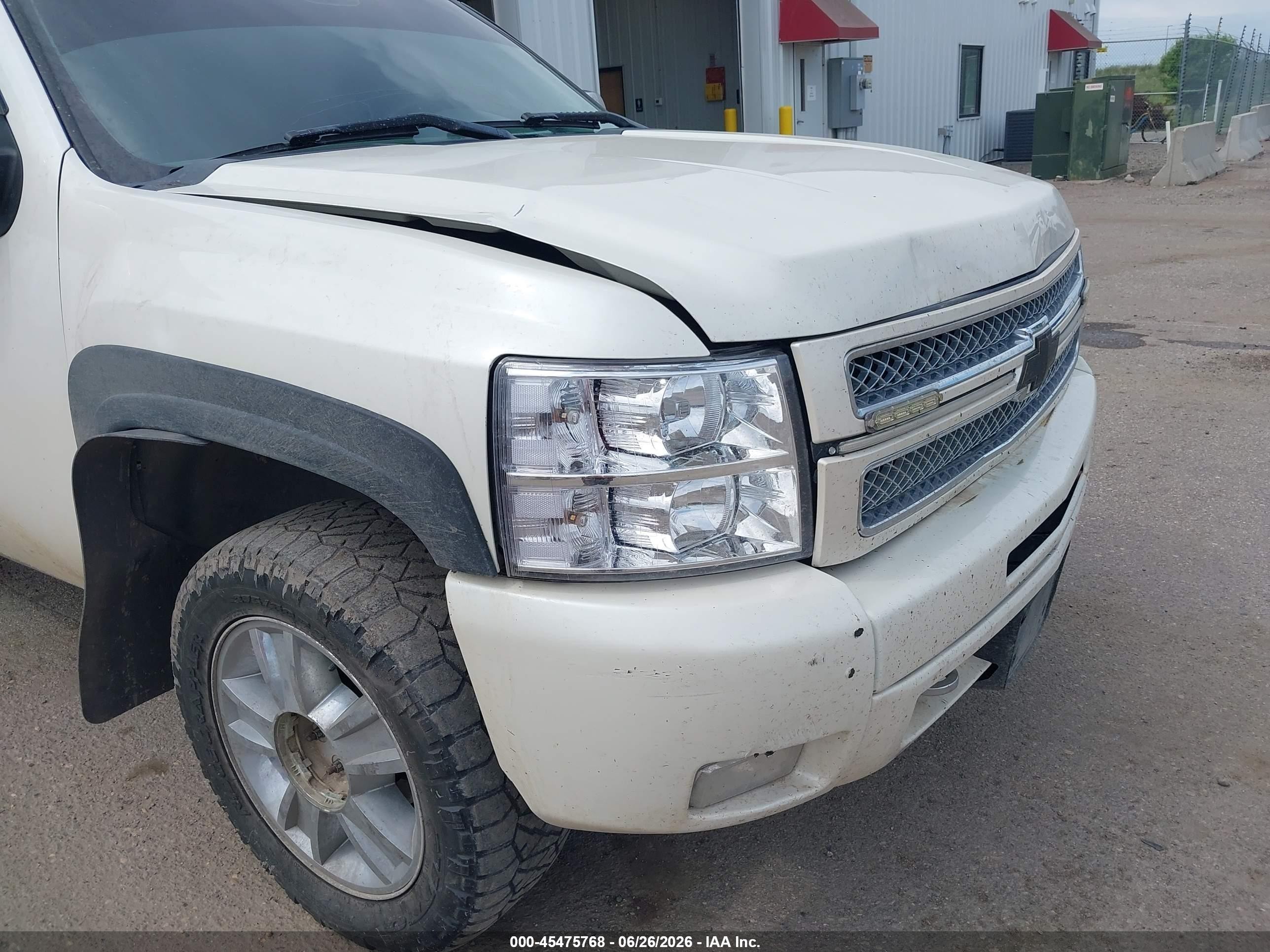 2012 Chevrolet Silverado 1500 Ltz White vin: 3GCPKTE79CG110674