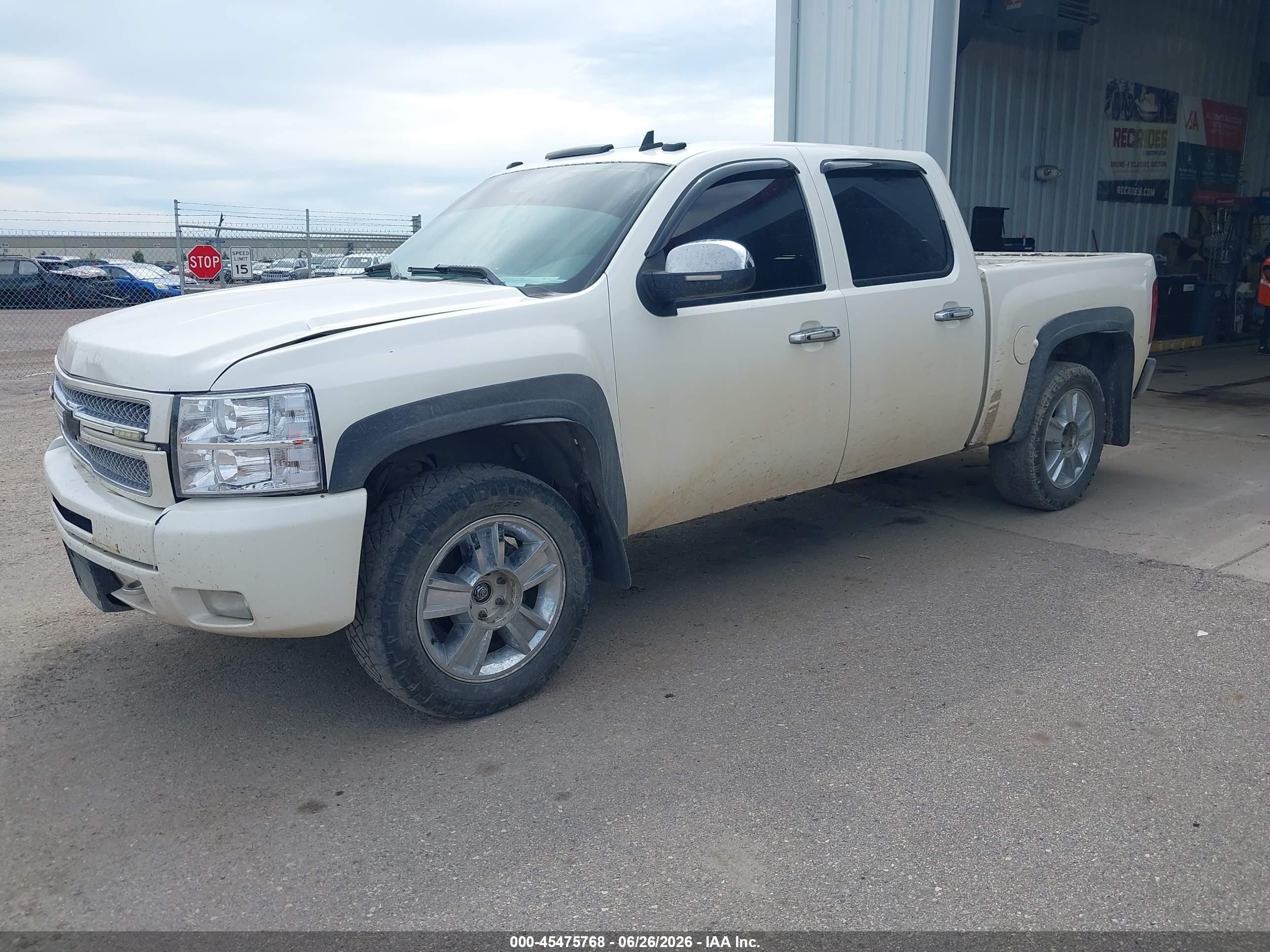 2012 Chevrolet Silverado 1500 Ltz White vin: 3GCPKTE79CG110674