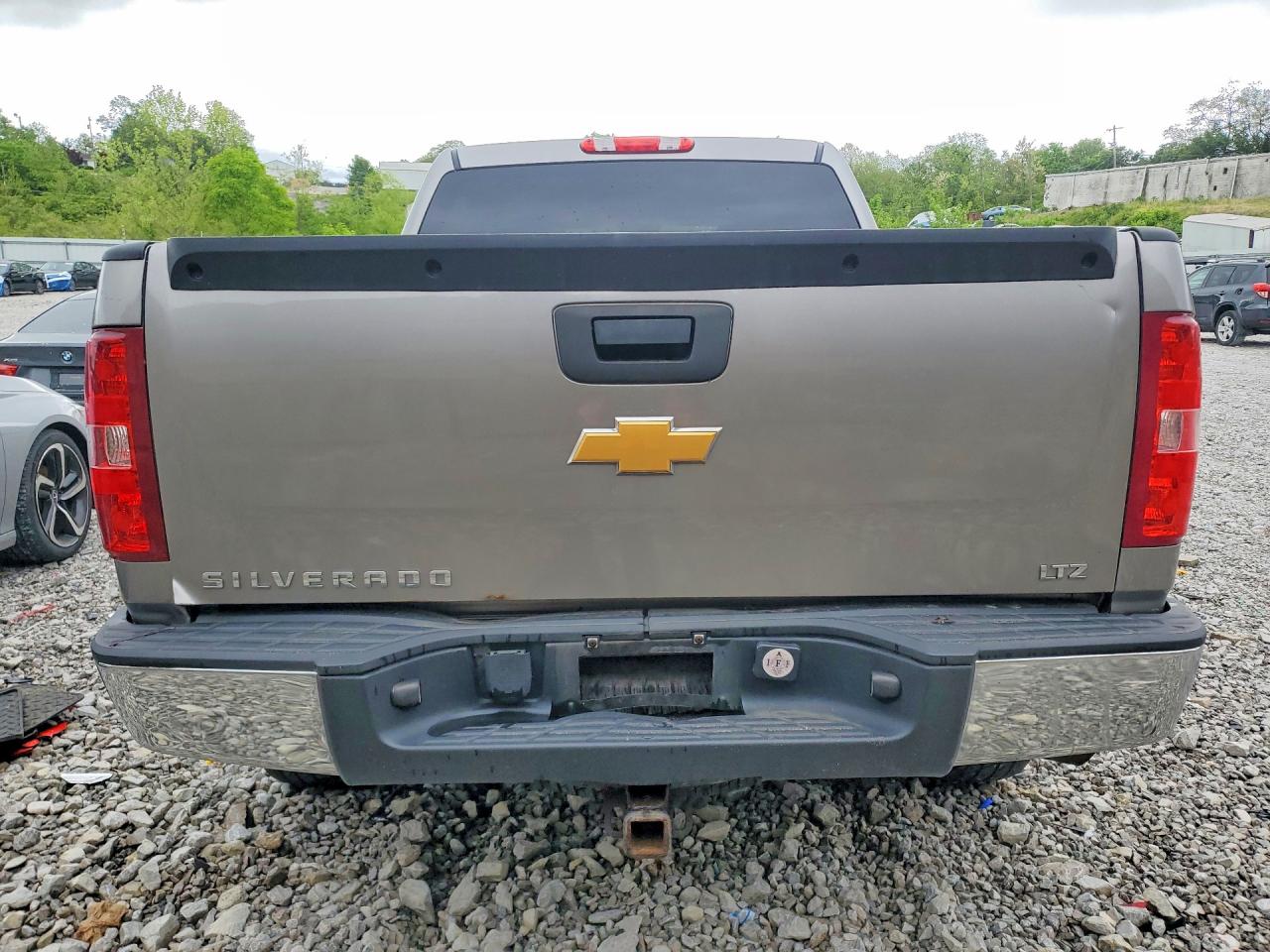 2012 Chevrolet Silverado K1500 Ltz Silver vin: 3GCPKTE79CG222553