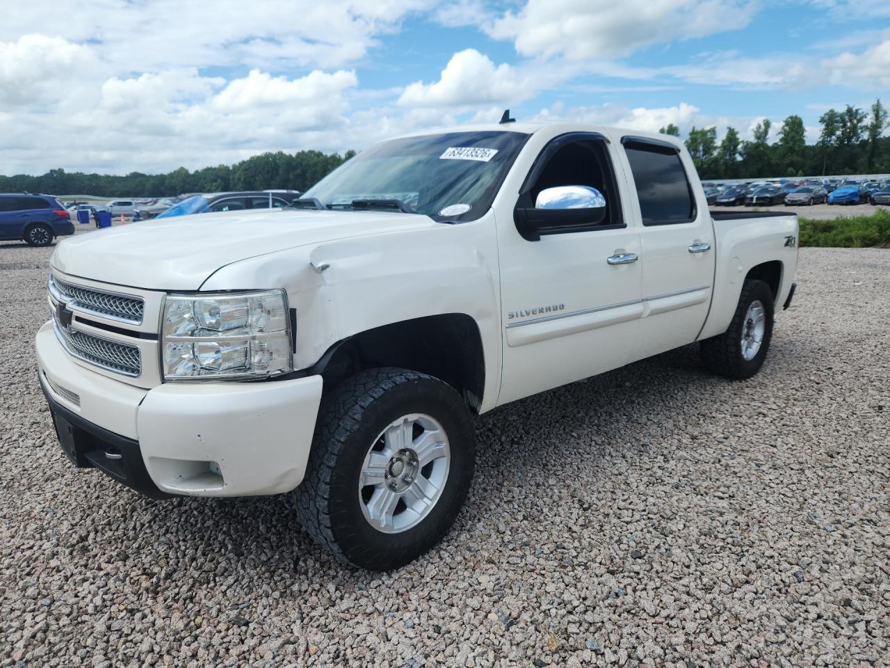 2012 Chevrolet Silverado K1500 Ltz Белый vin: 3GCPKTE79CG250210
