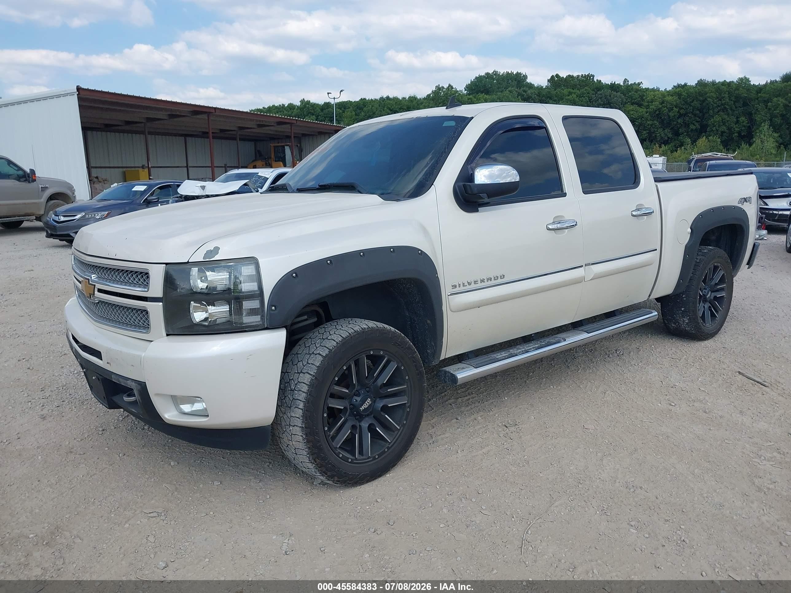 2012 Chevrolet Silverado 1500 Ltz White vin: 3GCPKTE79CG299178