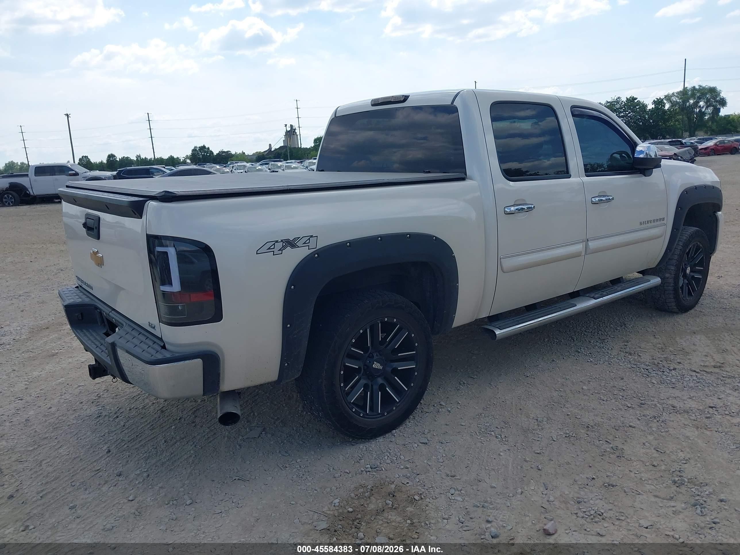 2012 Chevrolet Silverado 1500 Ltz White vin: 3GCPKTE79CG299178