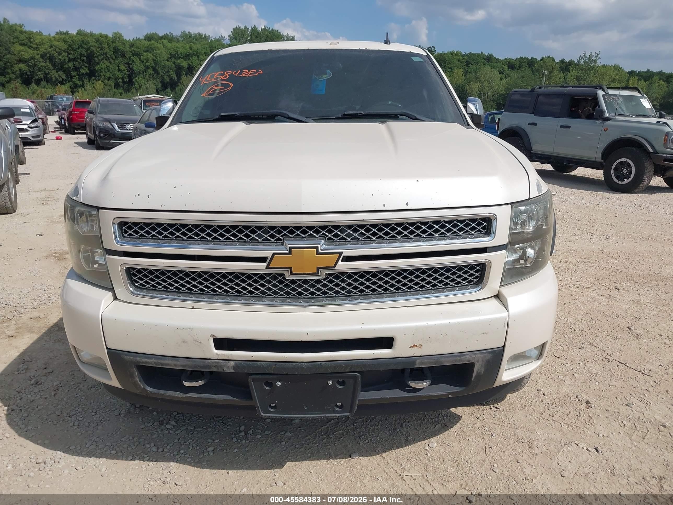 2012 Chevrolet Silverado 1500 Ltz White vin: 3GCPKTE79CG299178