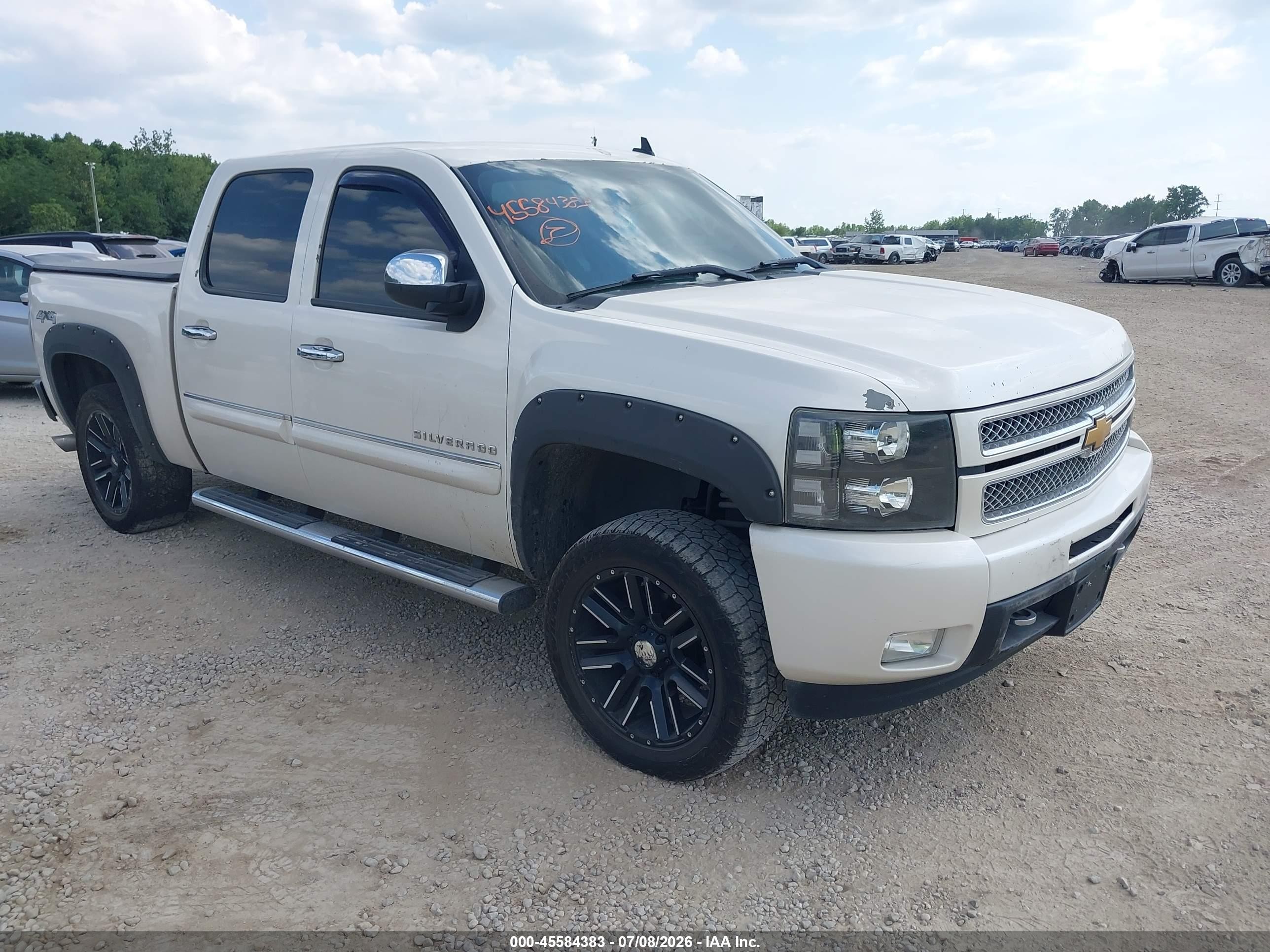 2012 Chevrolet Silverado 1500 Ltz White vin: 3GCPKTE79CG299178